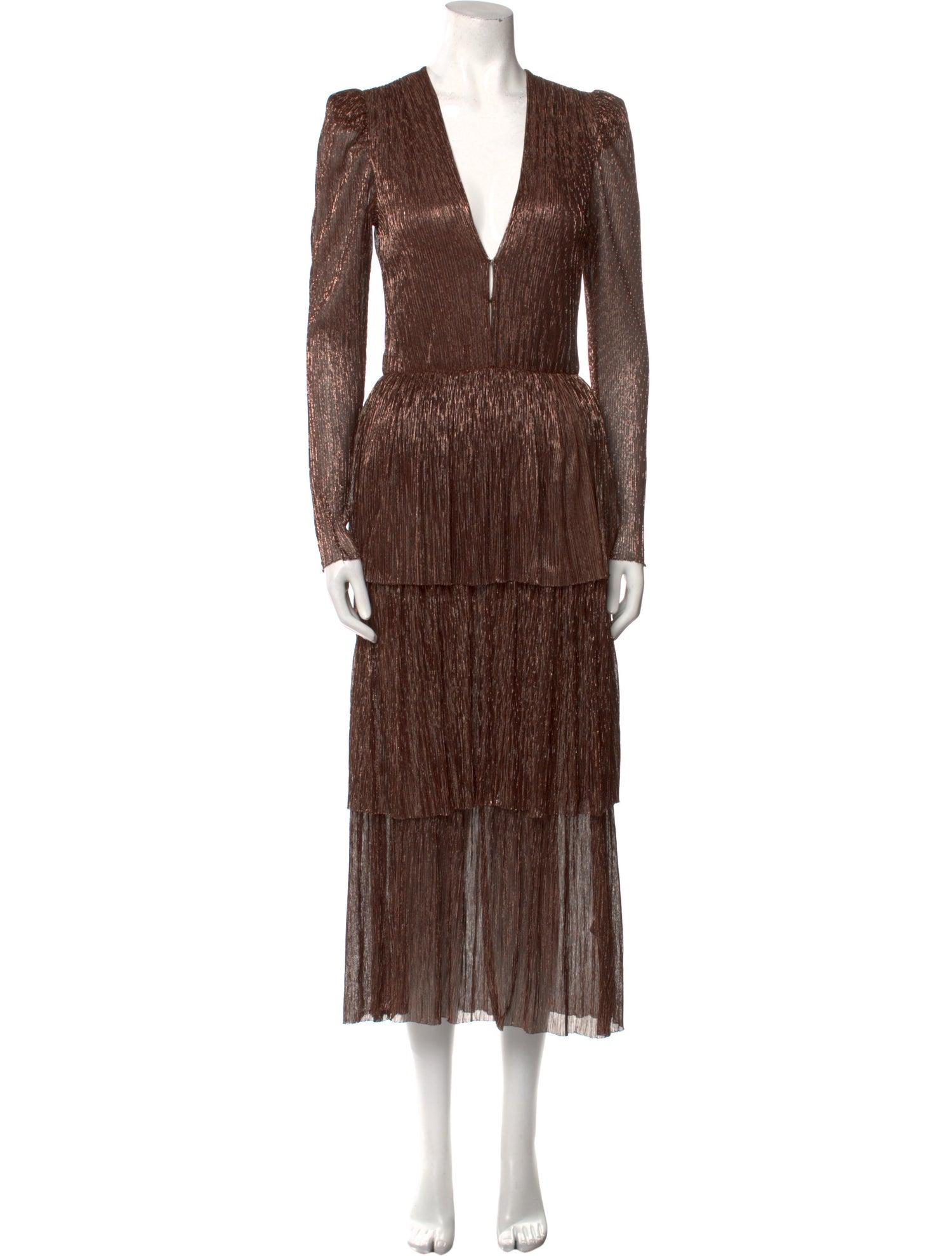 Sabina Musayev Printed Long Dress