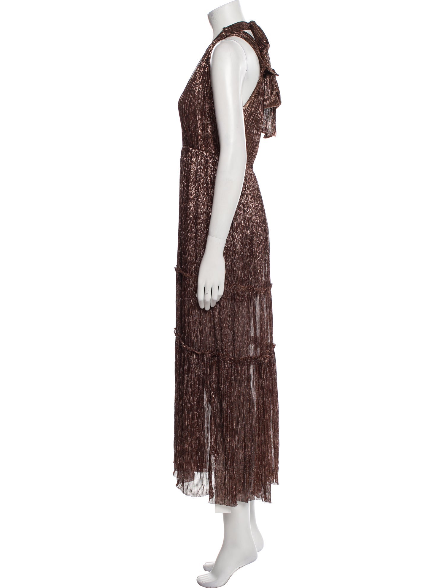 Sabina Musayev Printed Long Dress