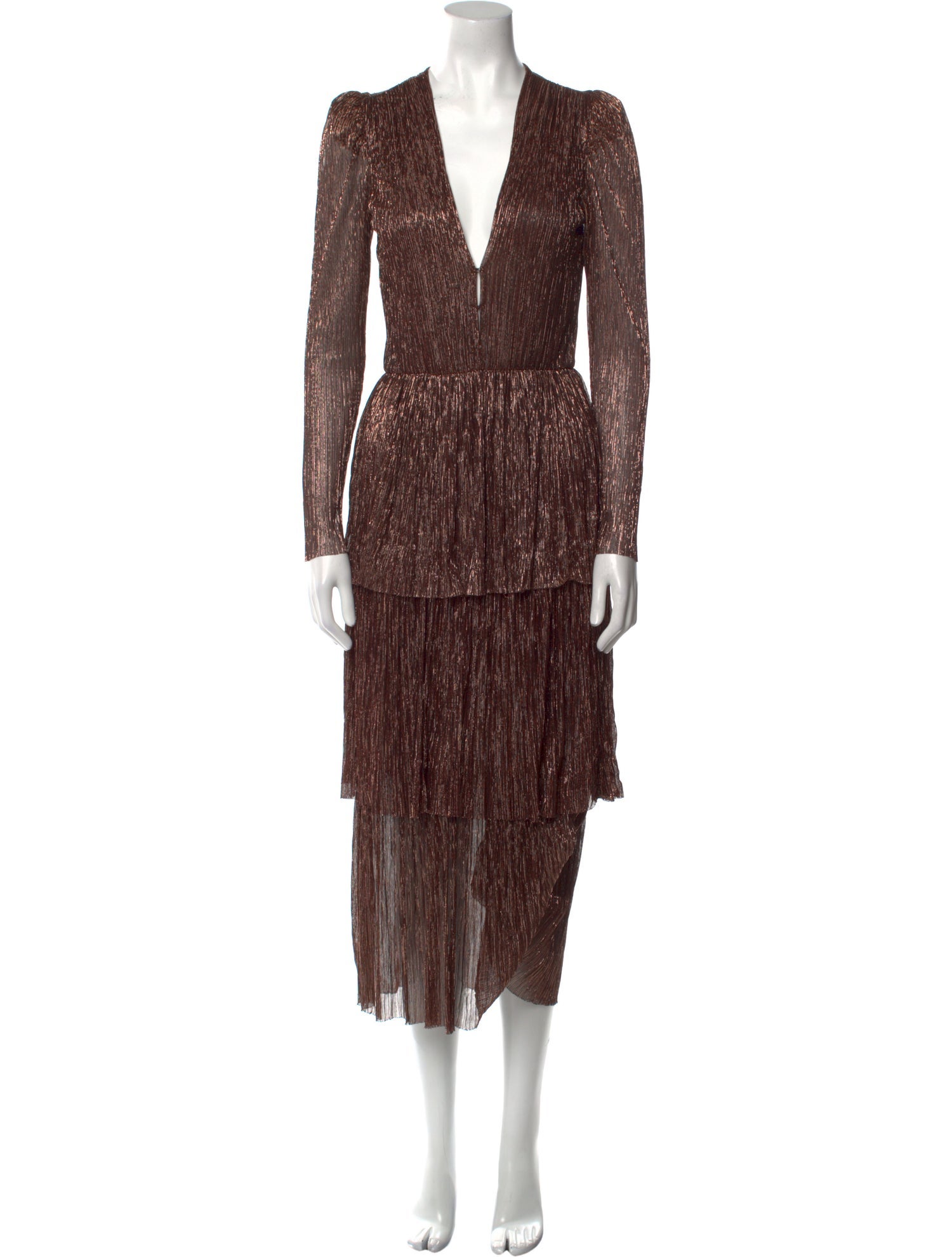 Sabina Musayev Printed Long Dress