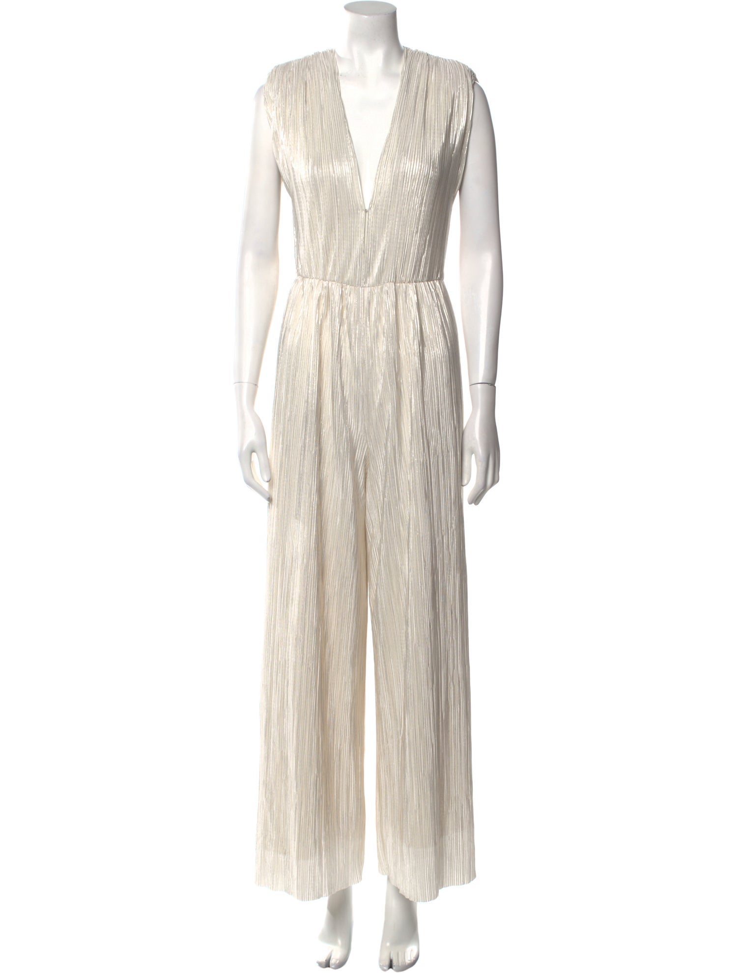 Sabina Musayev Plunge Neckline Jumpsuit