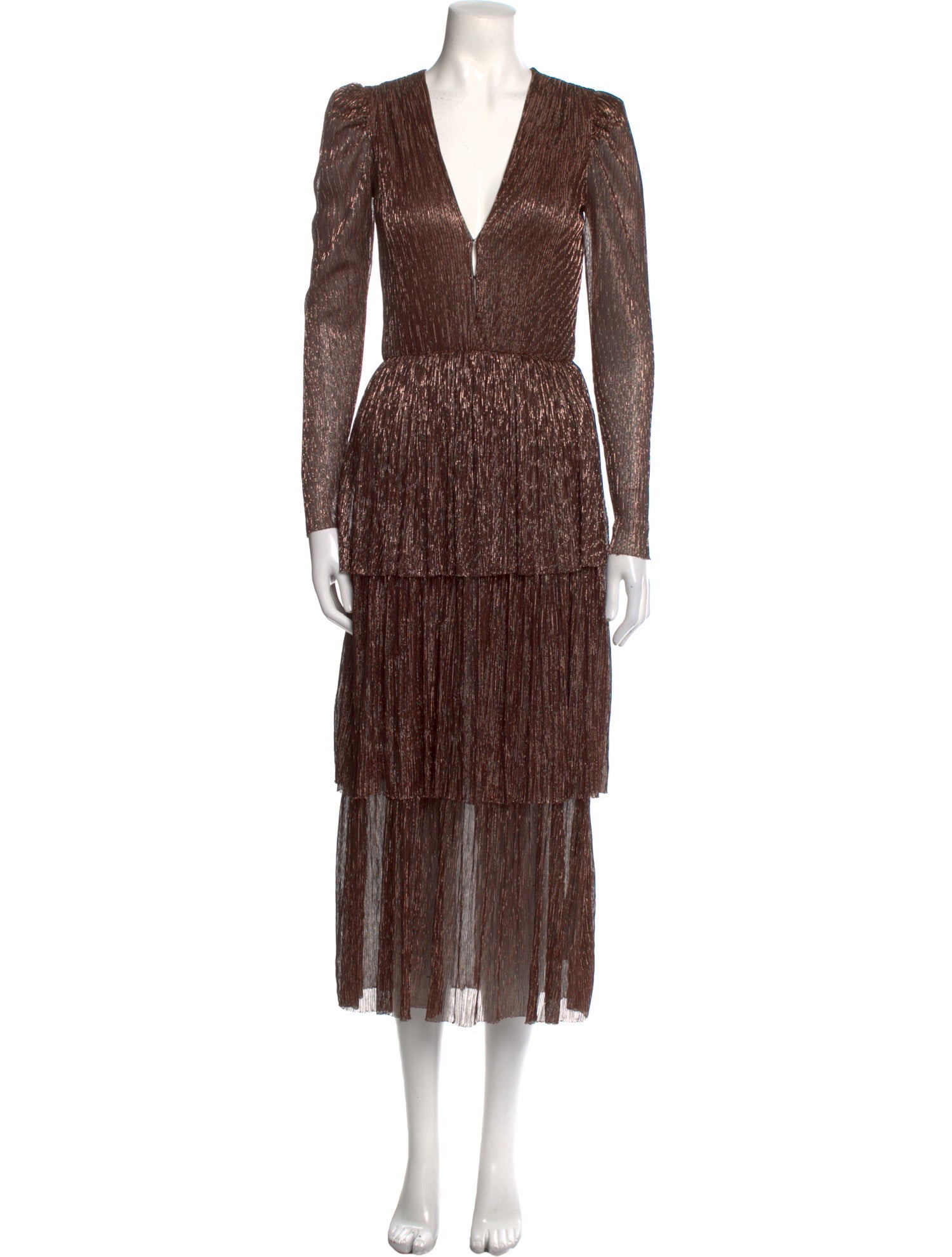 Sabina Musayev Printed Long Dress