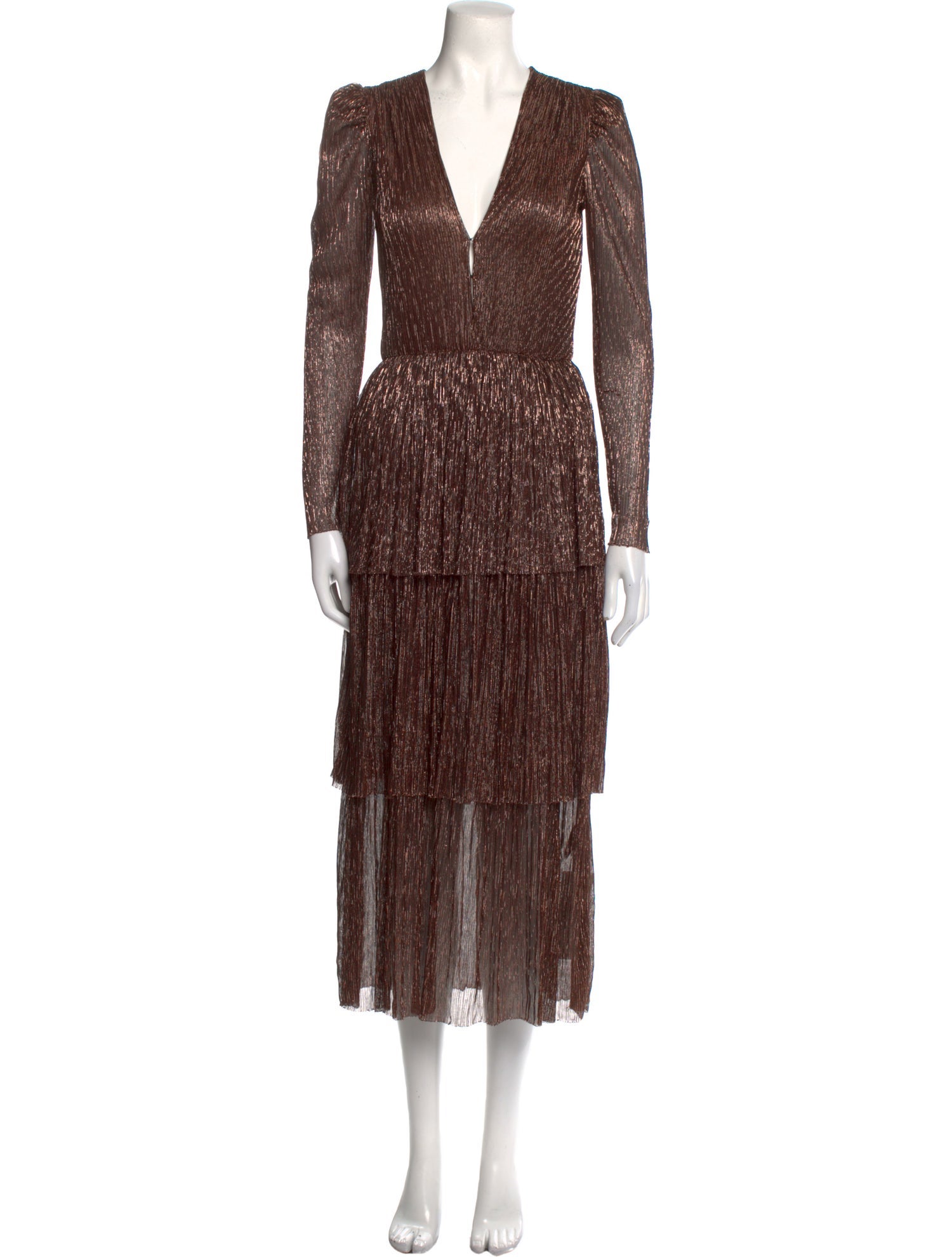 Sabina Musayev Printed Midi Length Dress