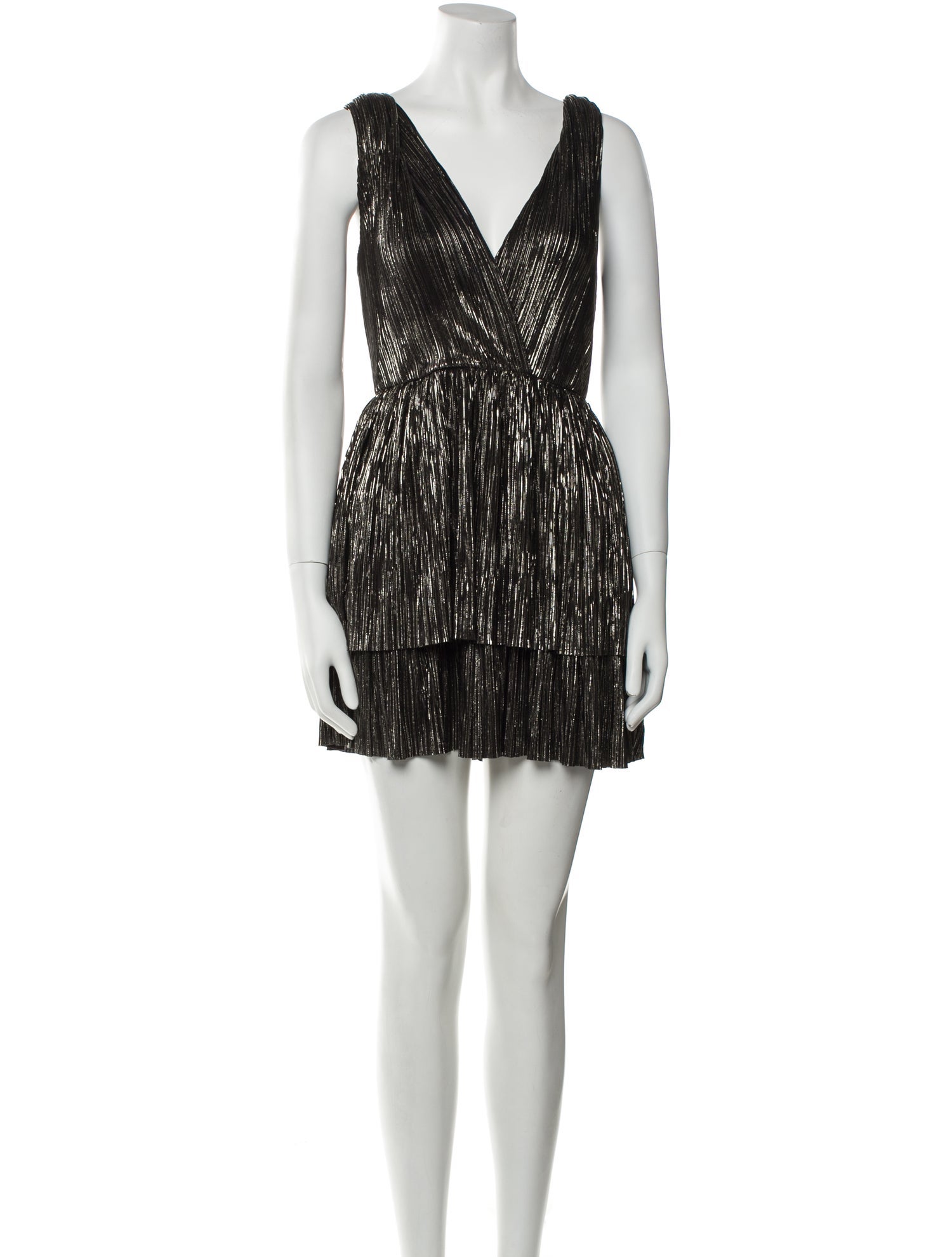 Sabina Musayev V-Neck Mini Dress