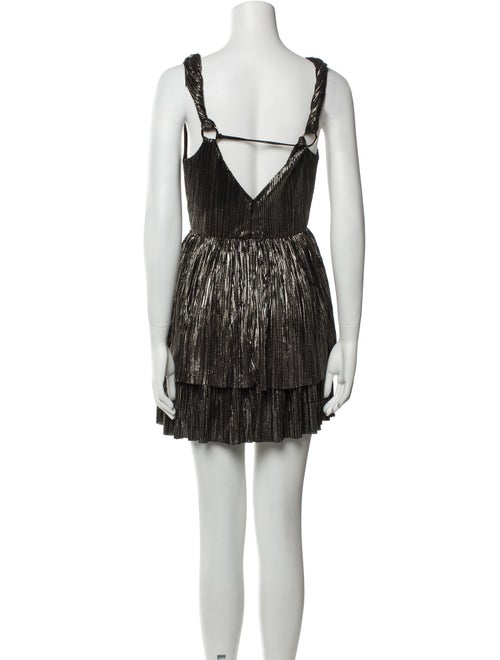 Sabina Musayev V-Neck Mini Dress