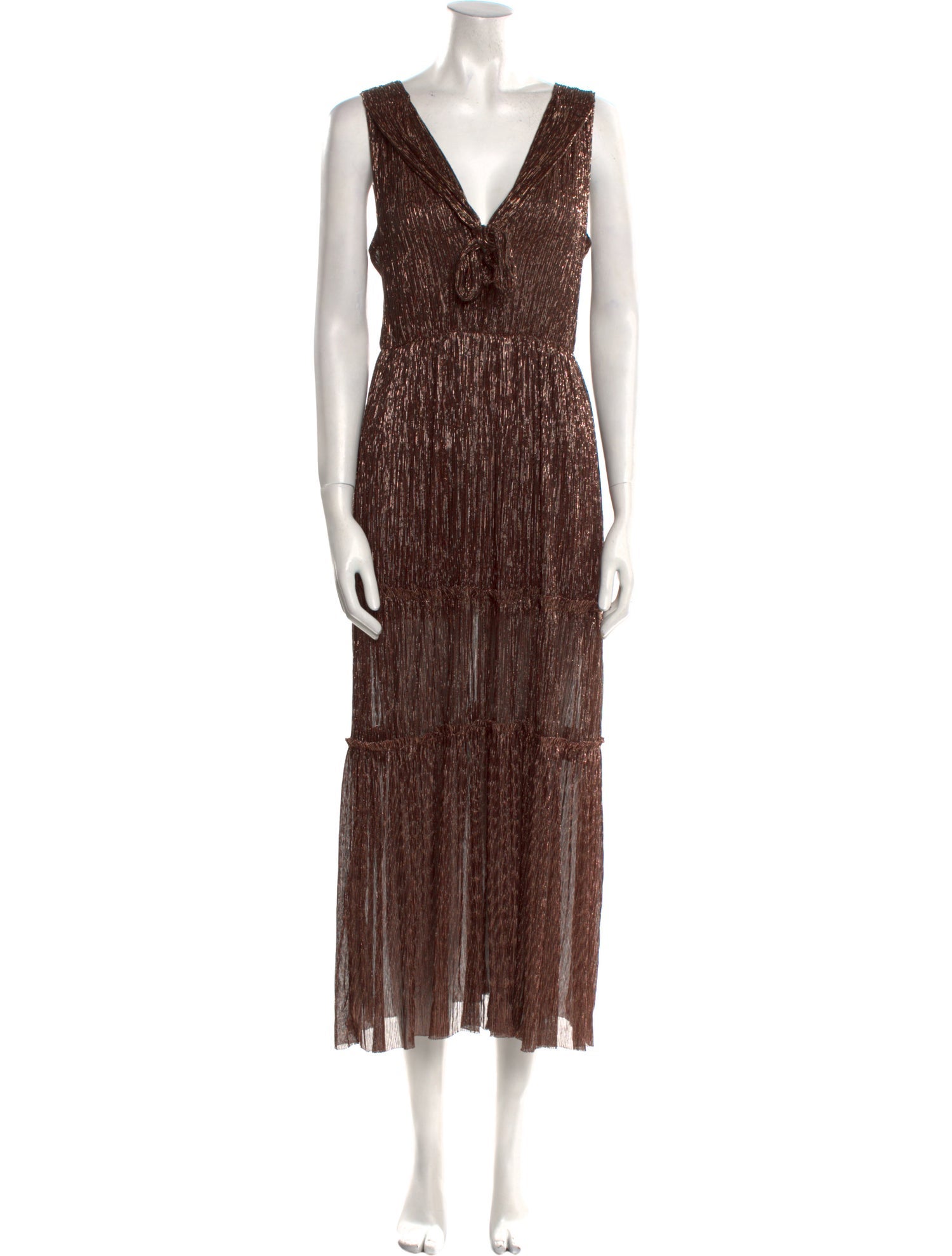 Sabina Musayev Printed Long Dress