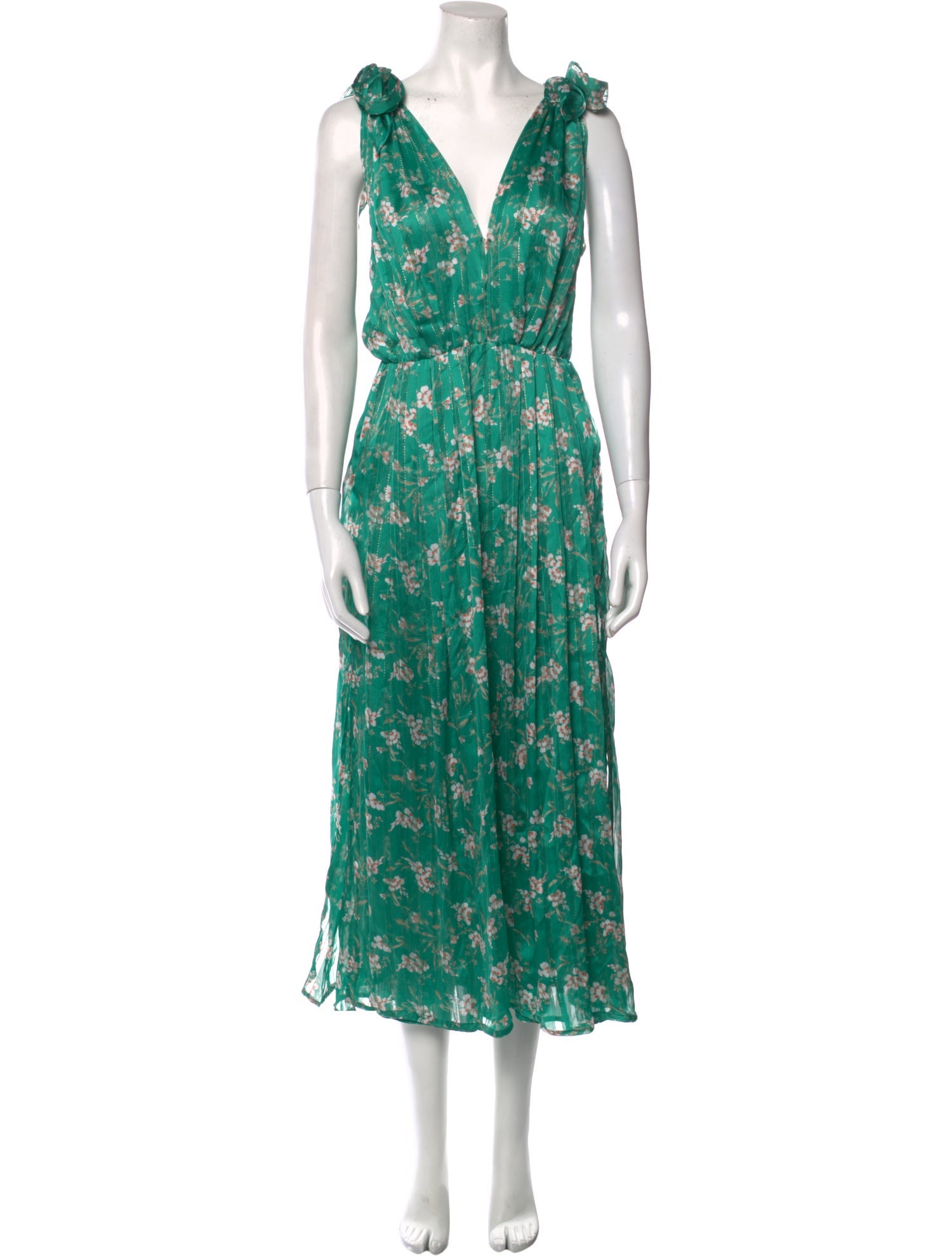 Sabina Musayev Floral Print Long Dress