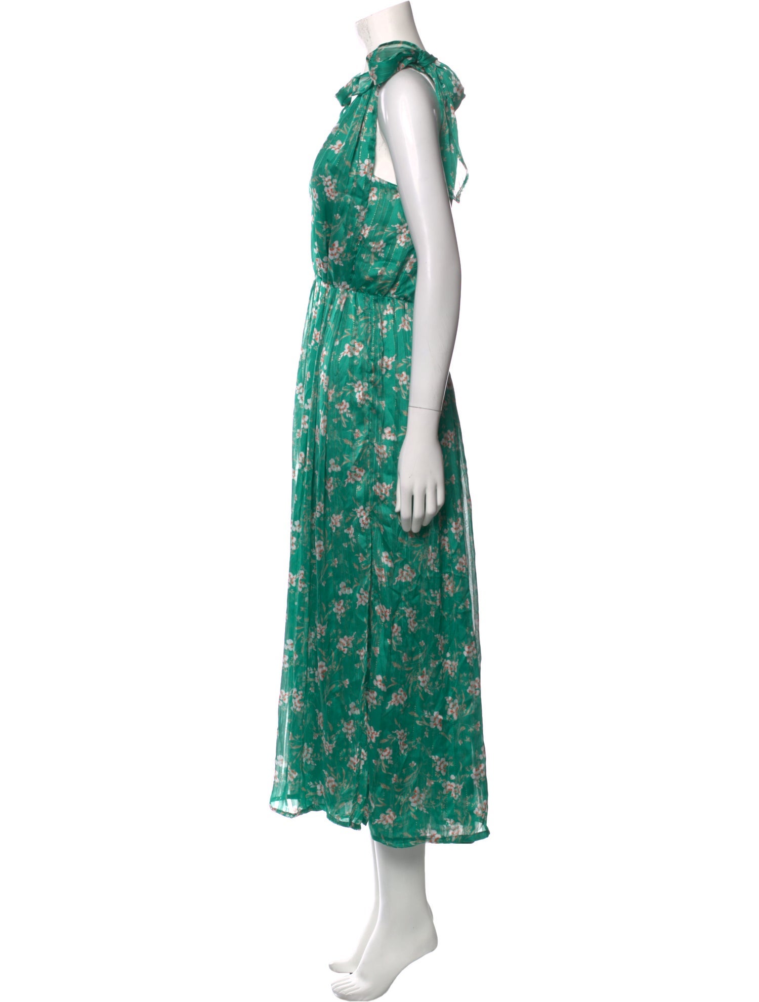 Sabina Musayev Floral Print Long Dress