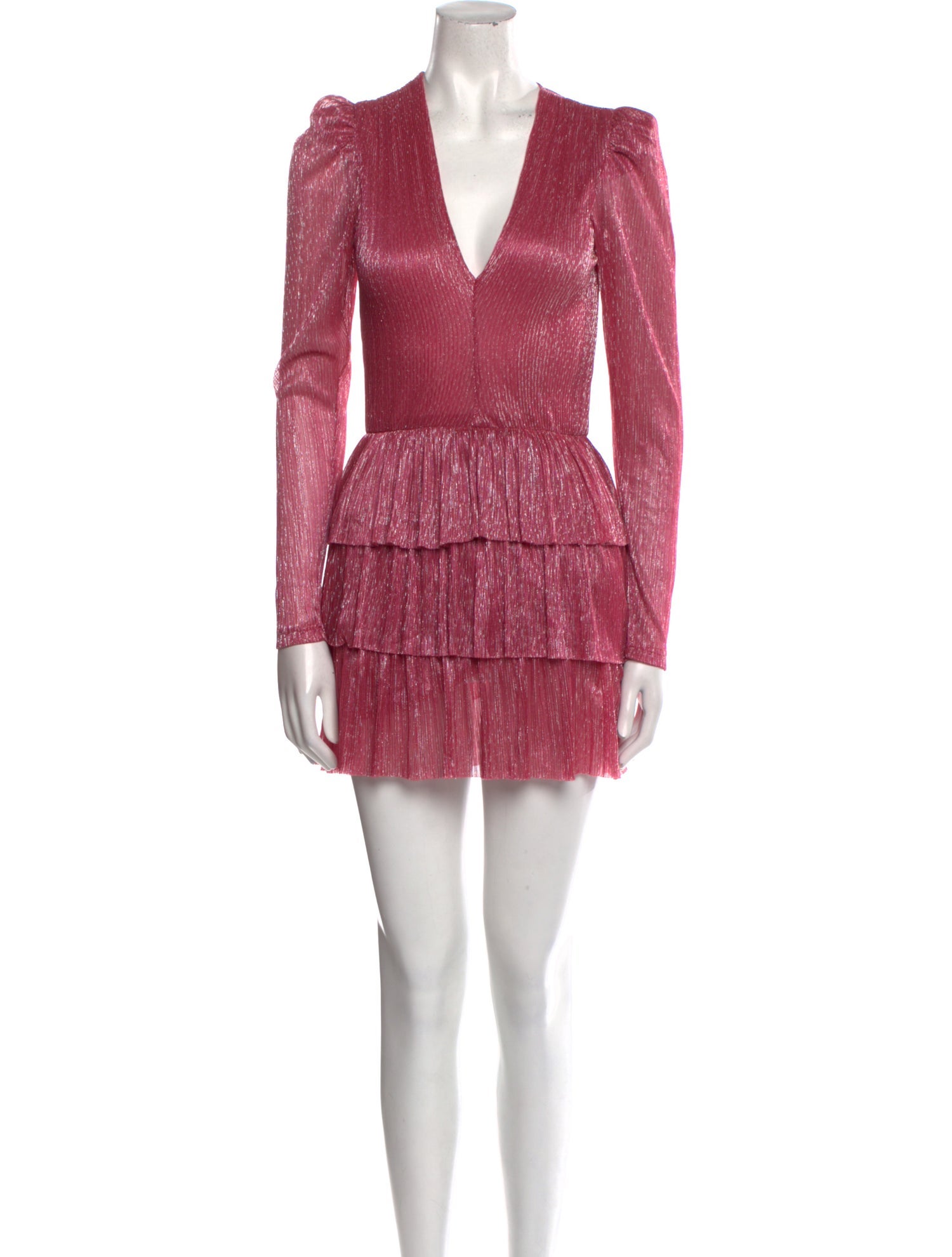 Sabina Musayev V-Neck Mini Dress