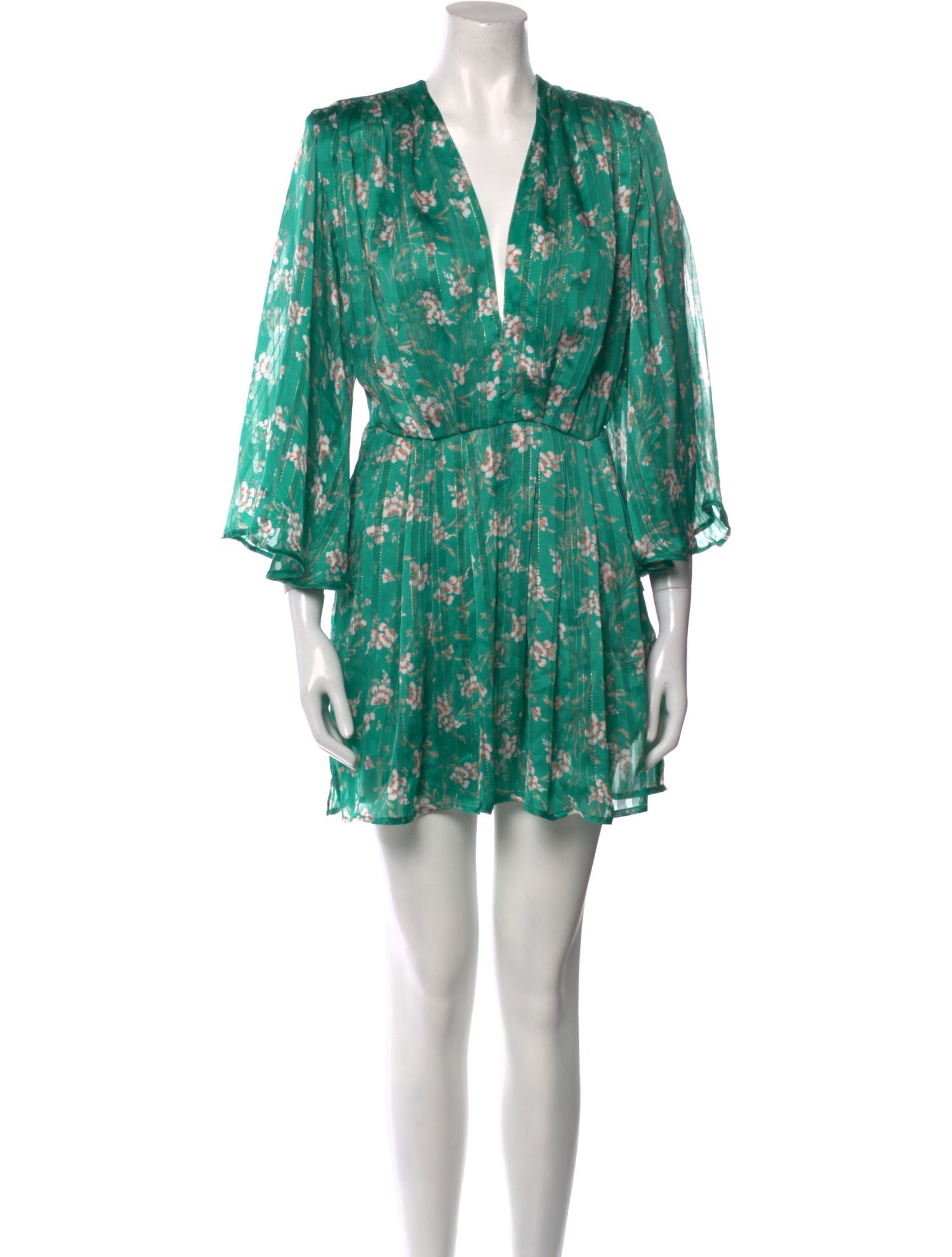 Sabina Musayev Floral Print Mini Dress