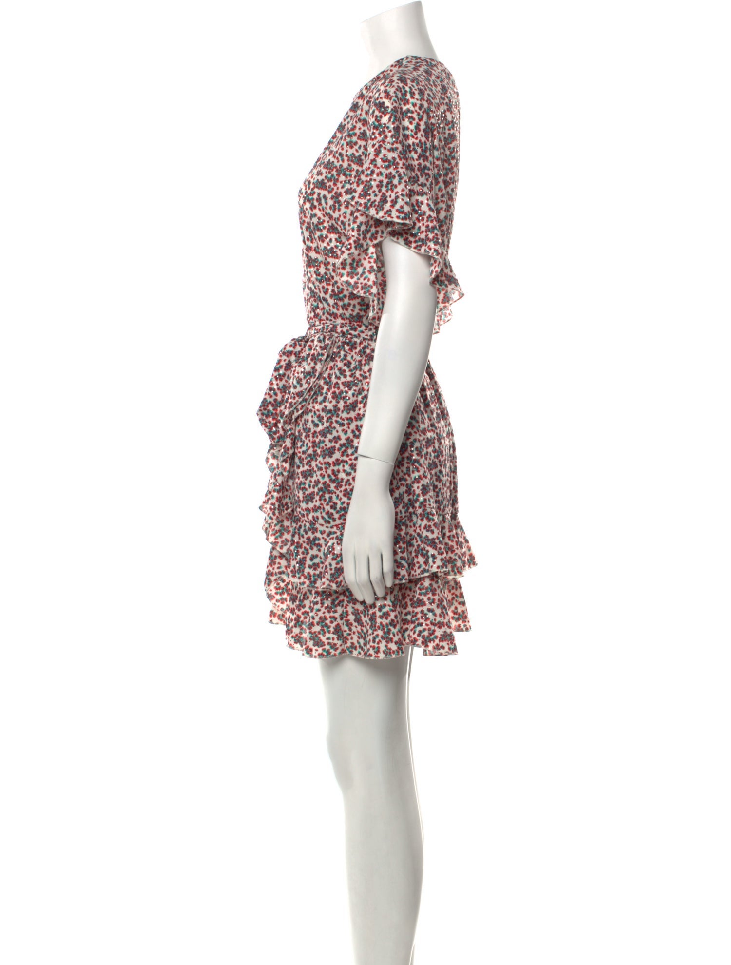 Sabina Musayev Floral Print Mini Dress w/ Tags