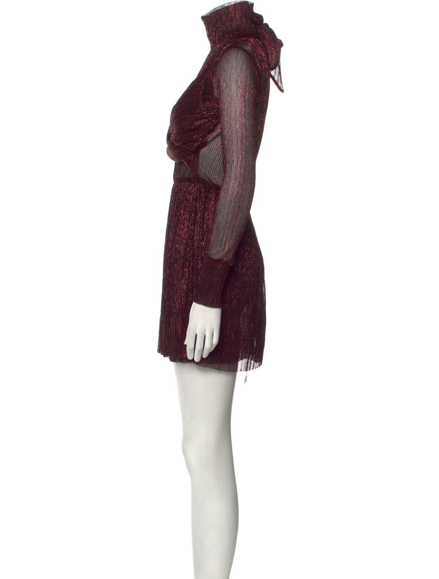 Sabina Musayev Turtleneck Mini Dress