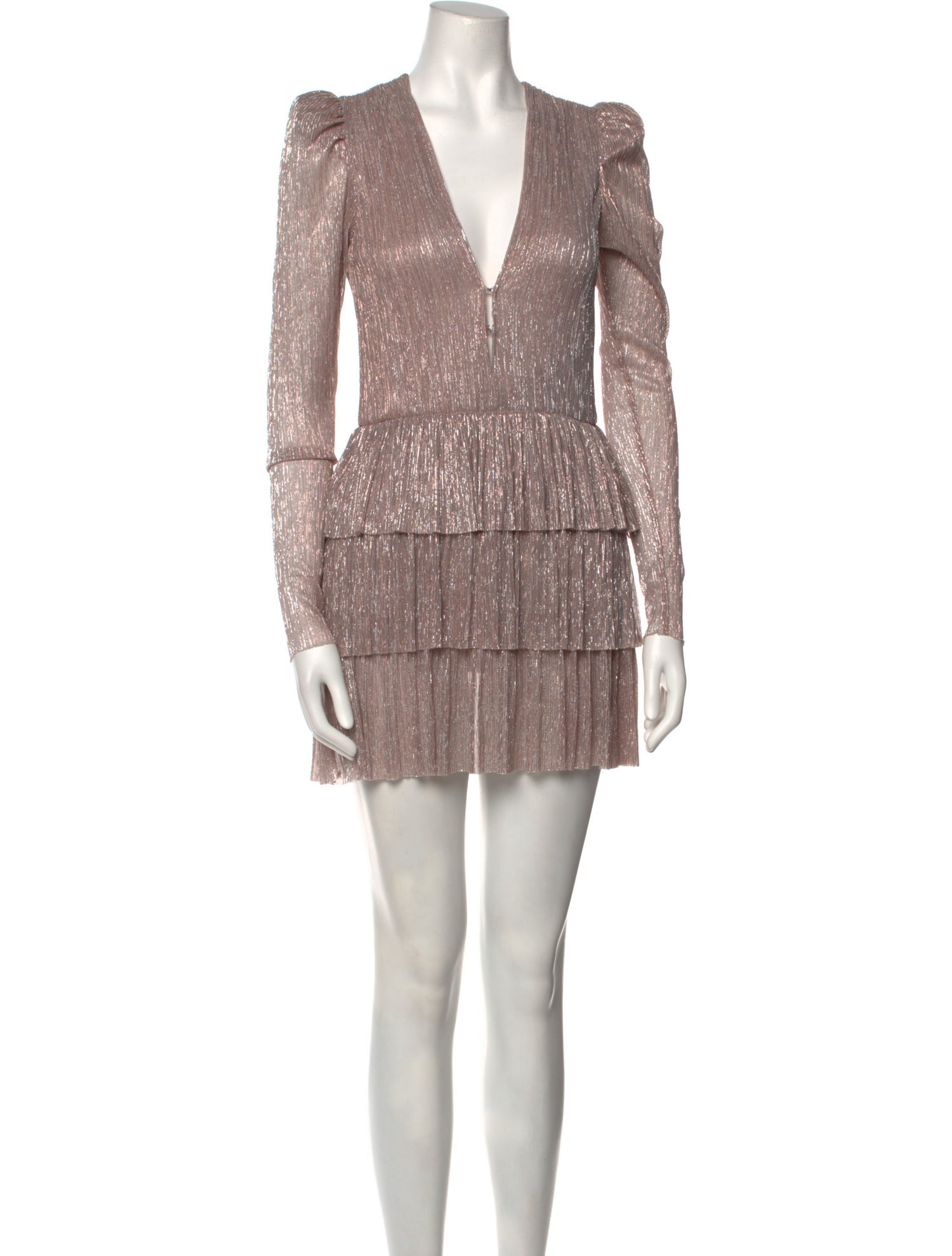 Sabina Musayev V-Neck Mini Dress