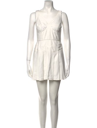 Sabina Musayev V-Neck Mini Dress