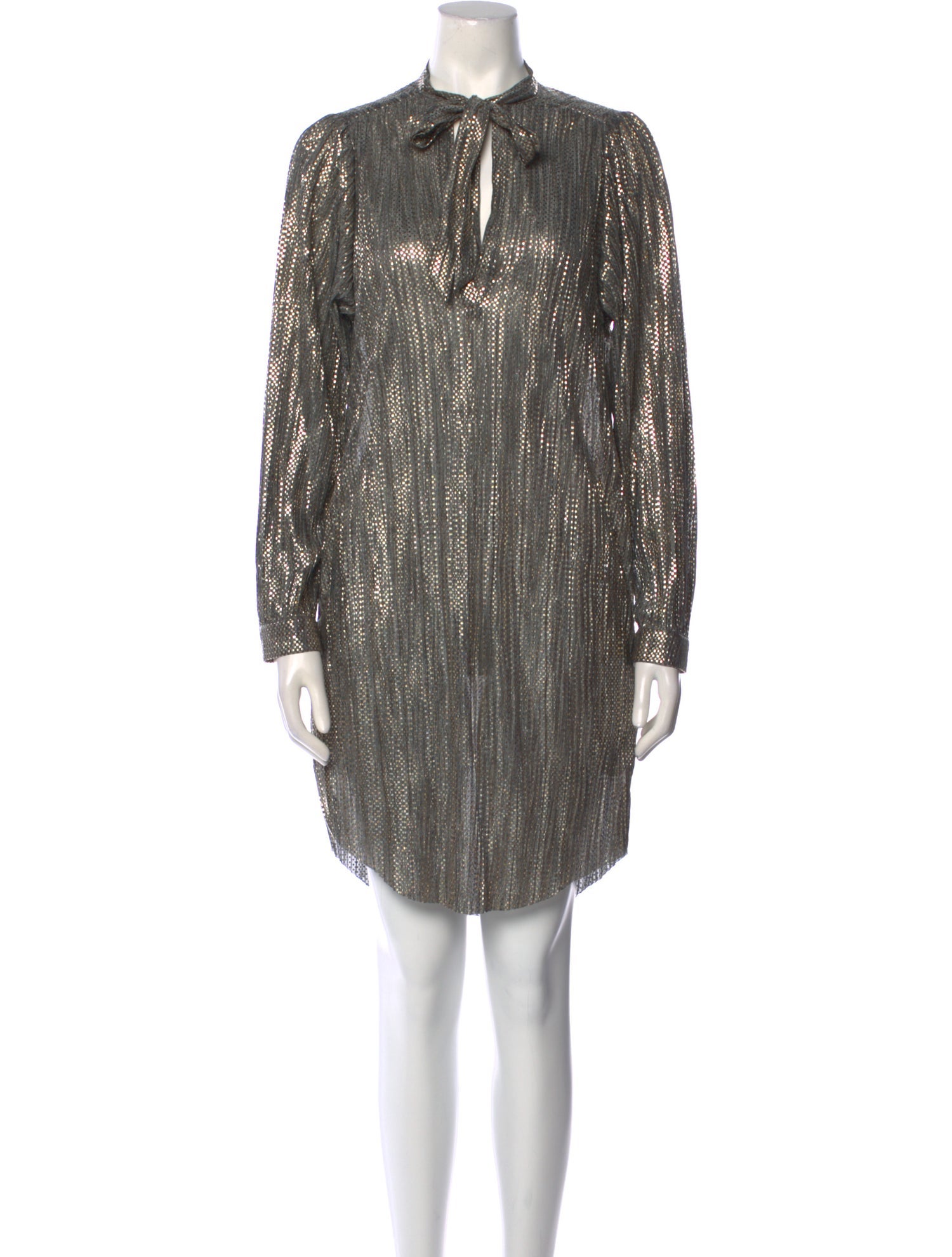 Sabina Musayev Mock Neck Mini Dress