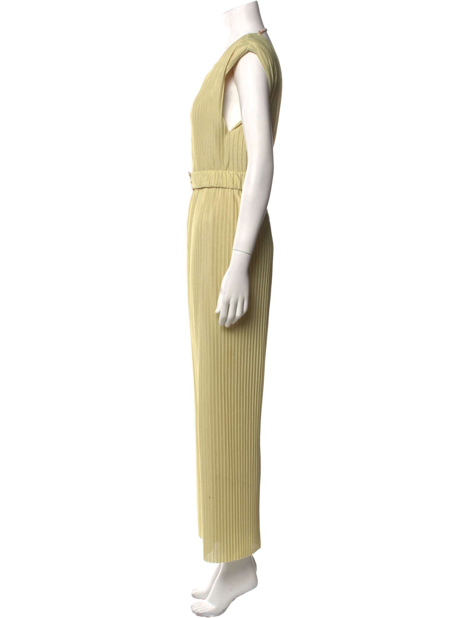 Sabina Musayev Plunge Neckline Jumpsuit