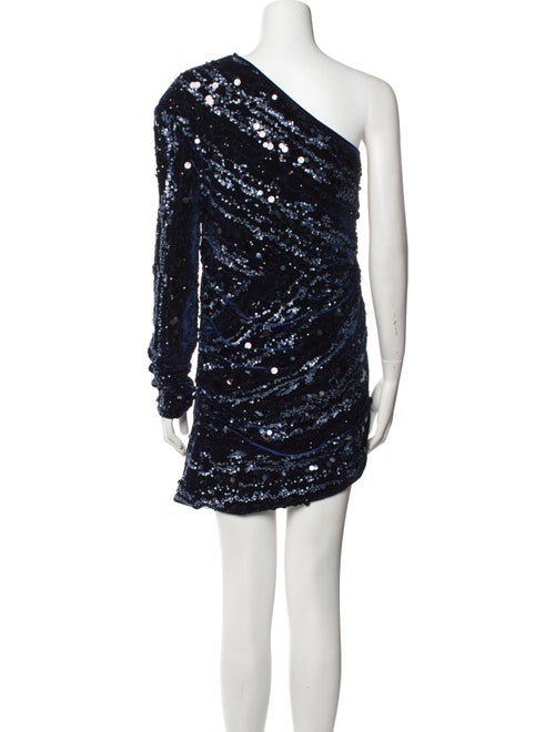 Sabina Musayev One-Shoulder Mini Dress