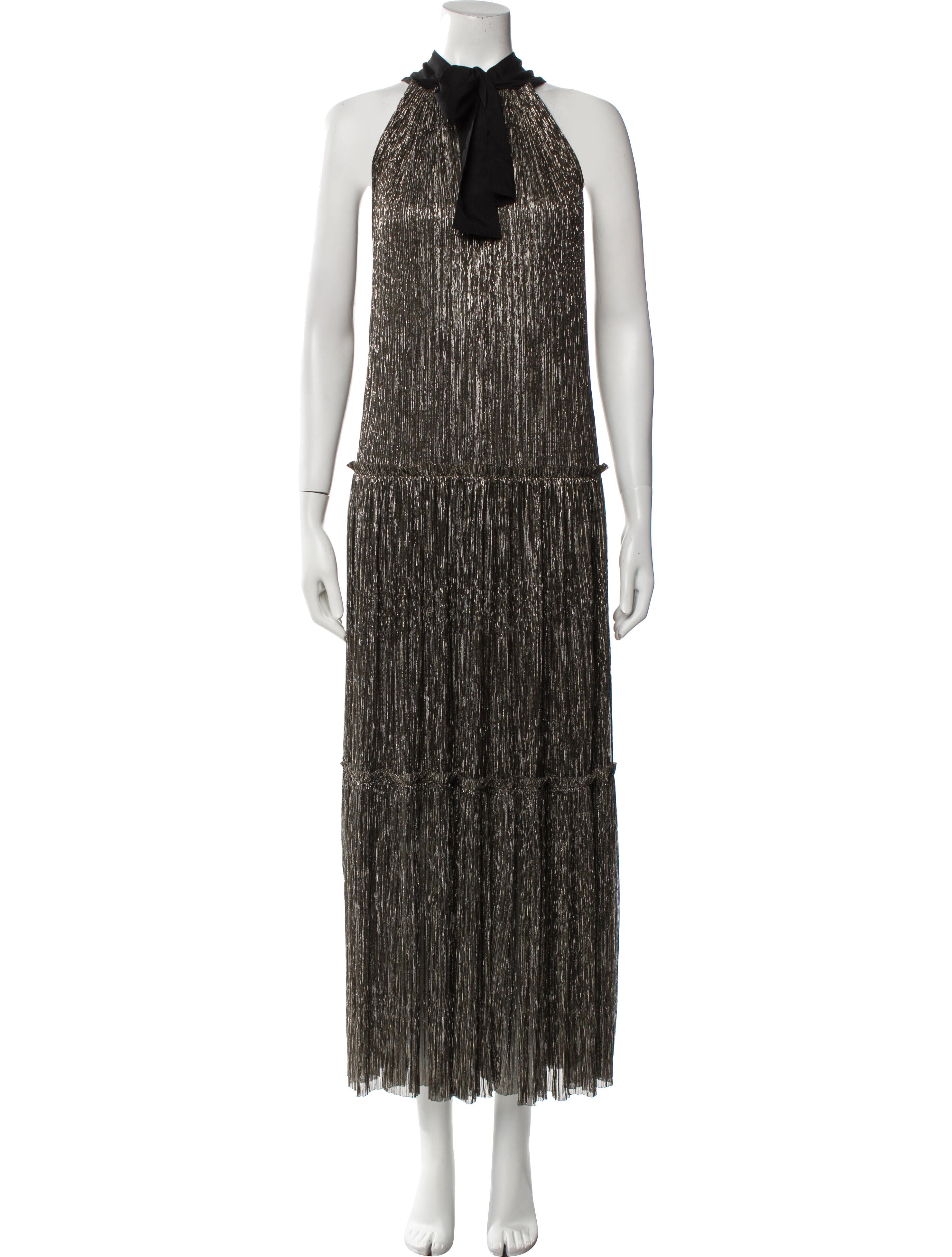 Sabina Musayev Halterneck Long Dress