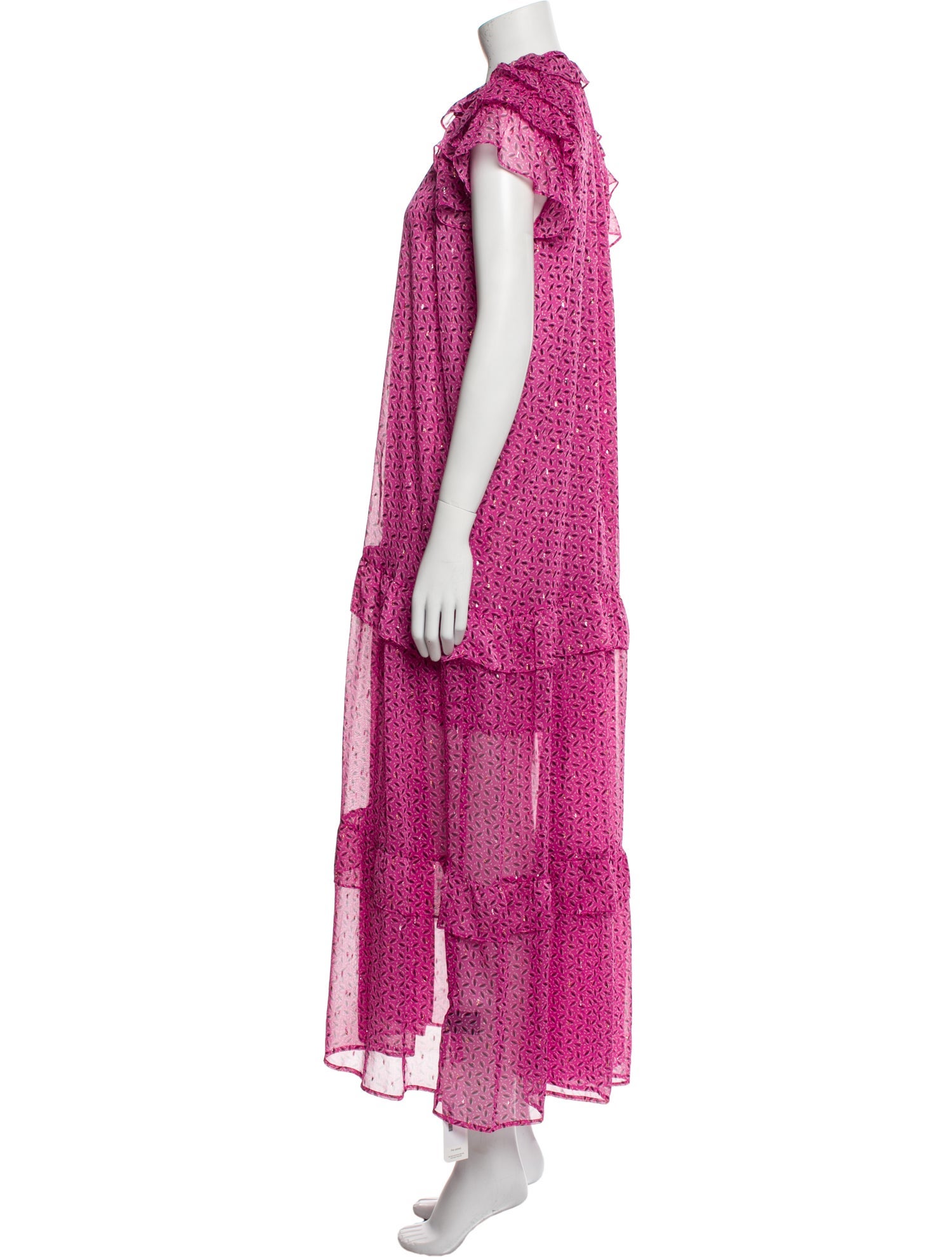 Sabina Musayev Printed Long Dress