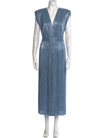 Sabina Musayev Dresses V-Neck Long Dress S