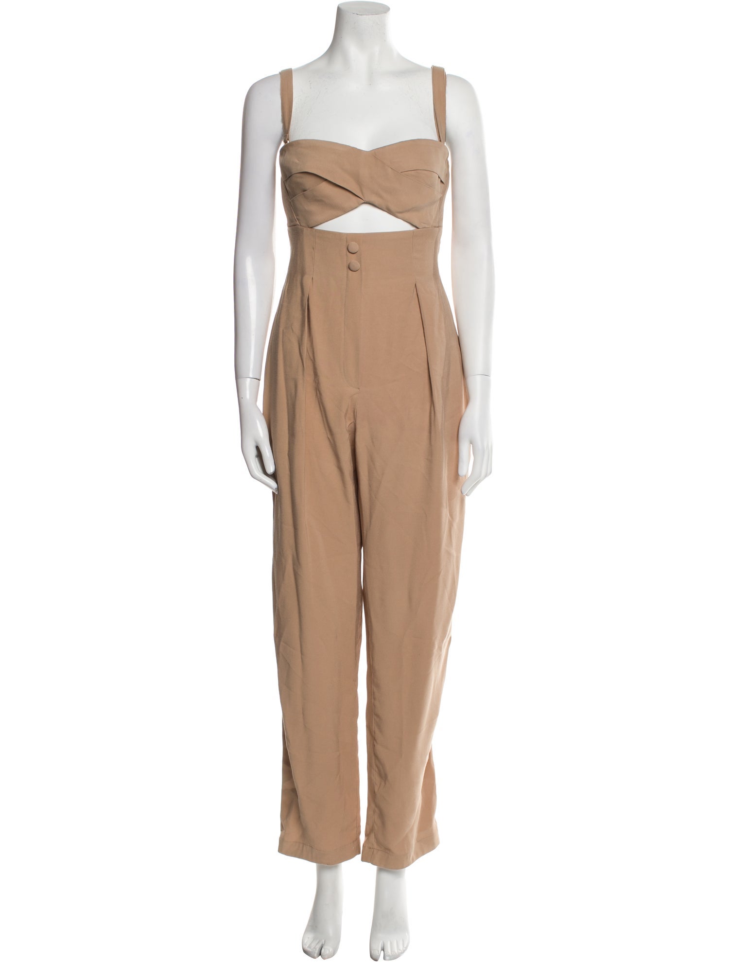 Sabina Musayev Square Neckline Jumpsuit