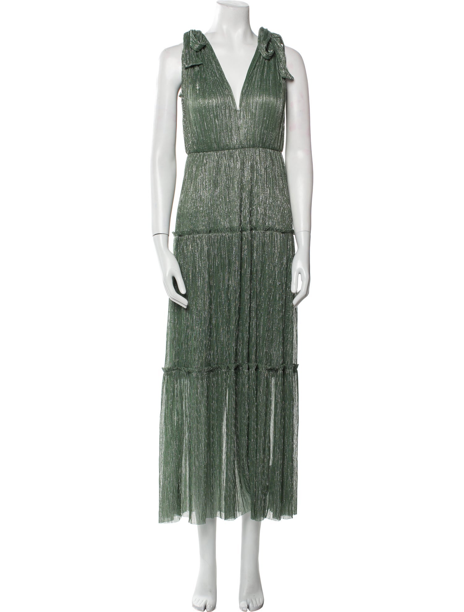 Sabina Musayev V-Neck Long Dress