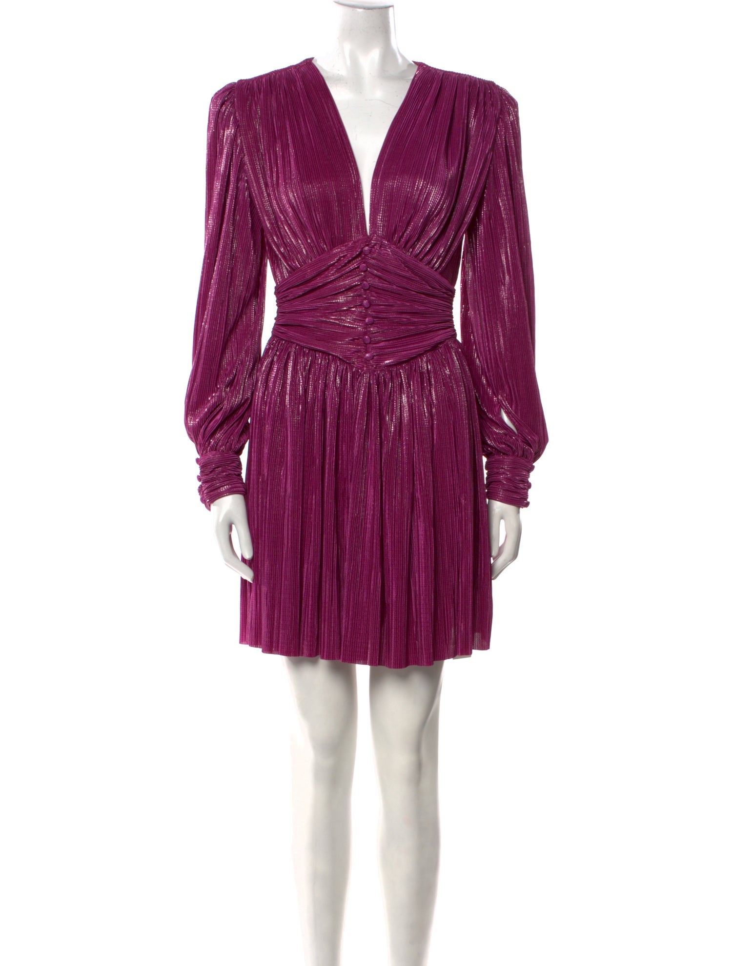 Sabina Musayev V-Neck Mini Dress