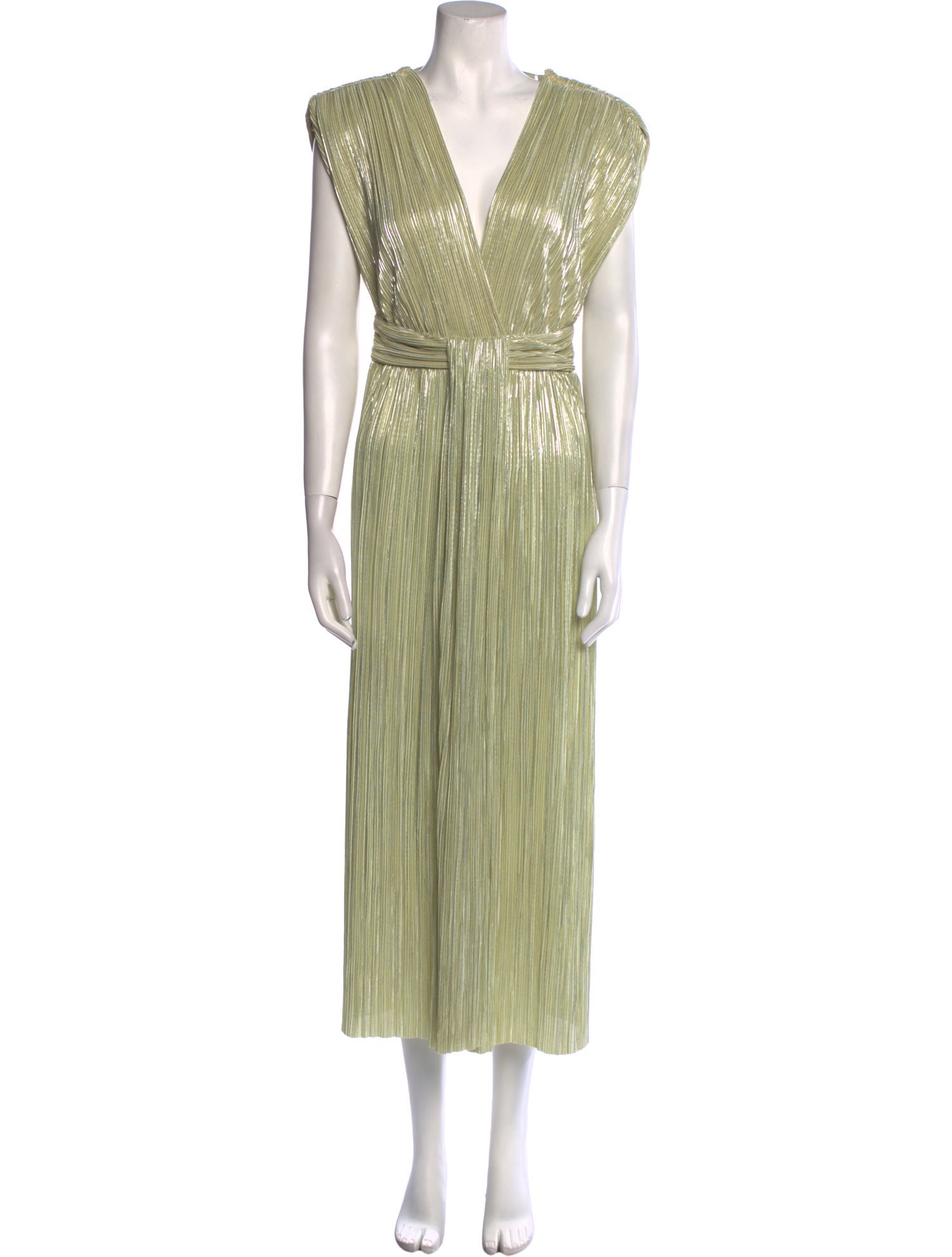 Sabina Musayev V-Neck Long Dress