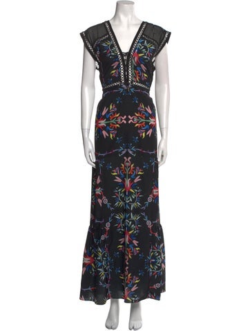 Sabina Musayev Dresses Floral Print Long Dress M