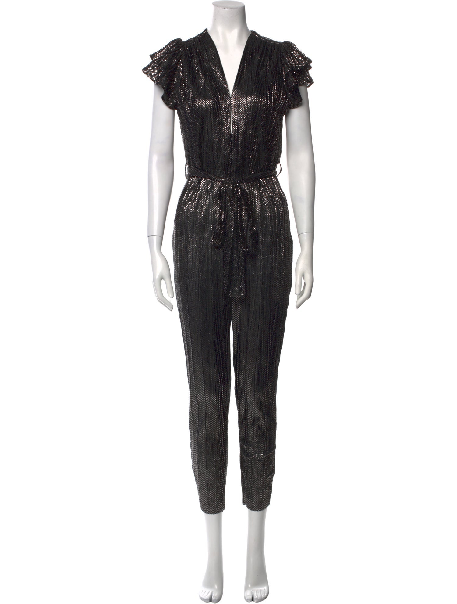 Sabina Musayev V-Neck Jumpsuit