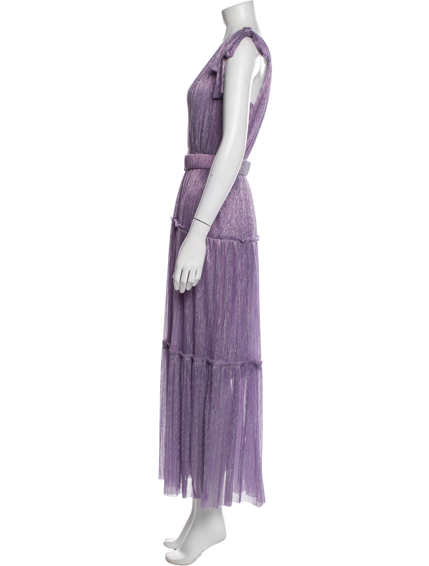 Sabina Musayev Plunge Neckline Long Dress