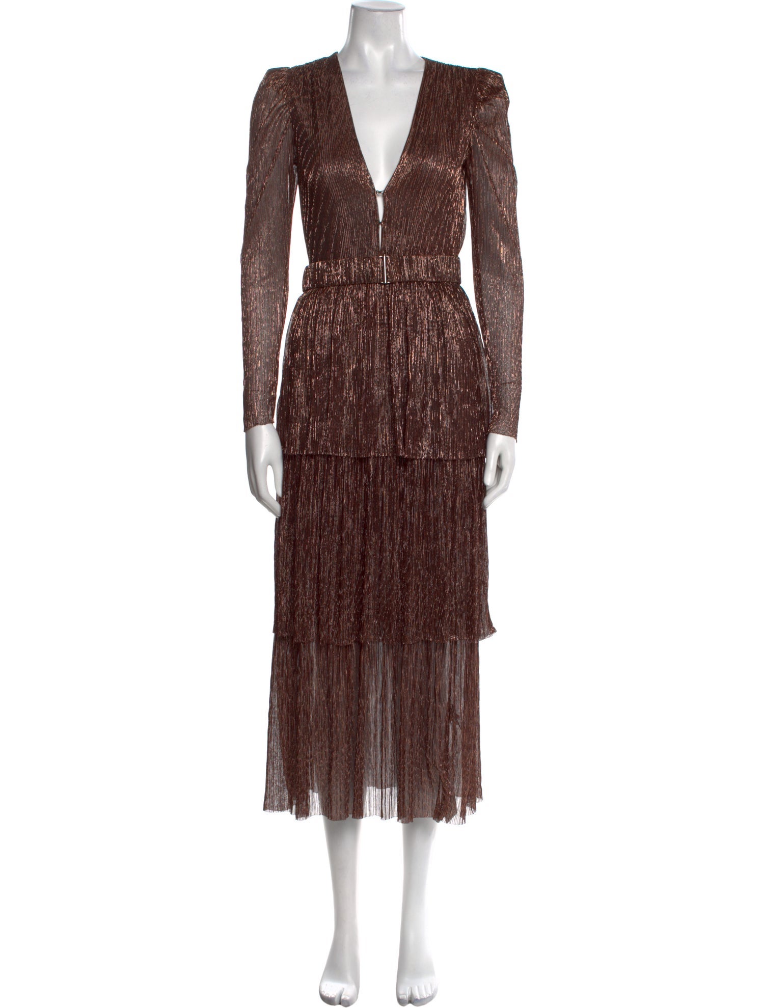 Sabina Musayev Printed Long Dress