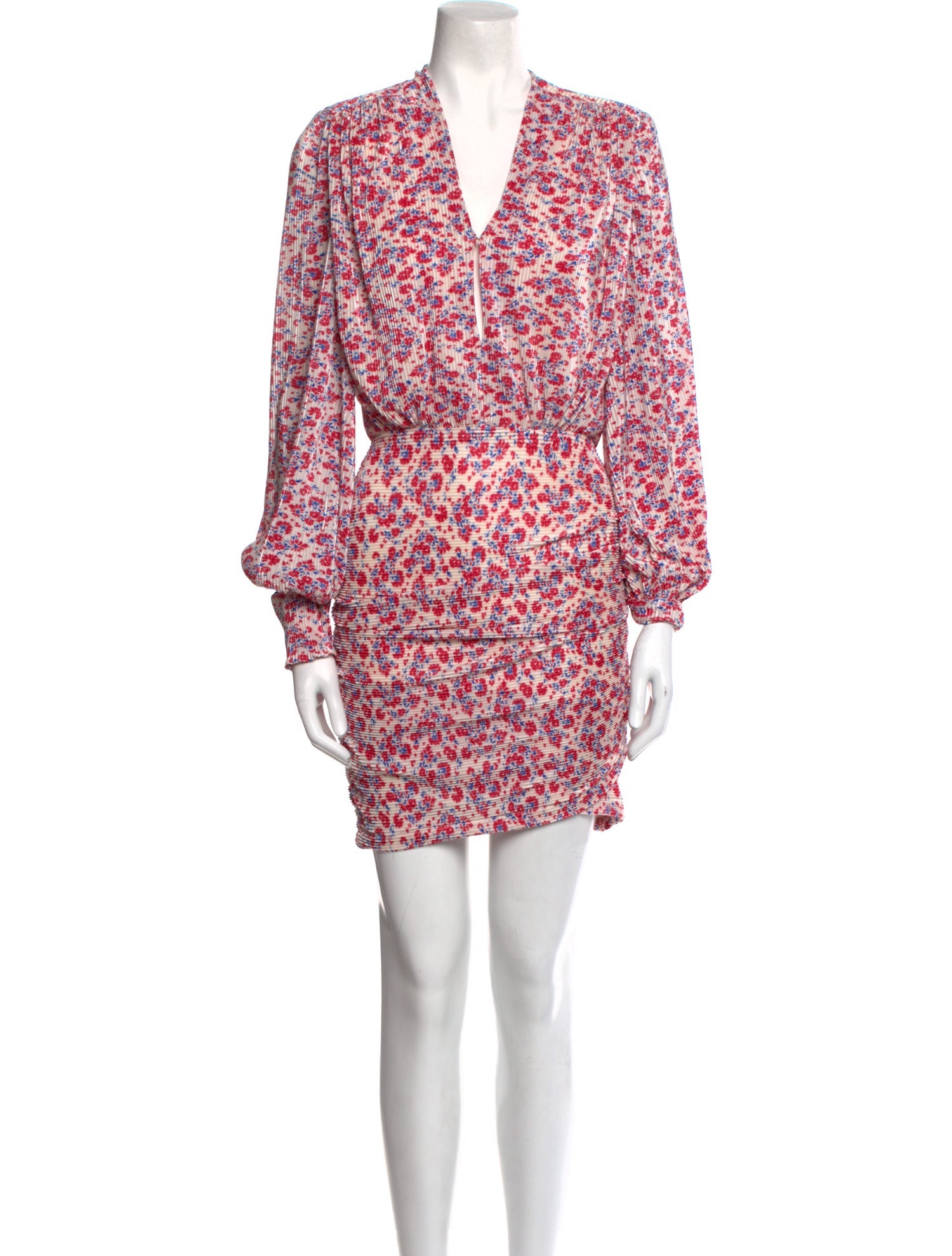 Sabina Musayev Floral Print Mini Dress