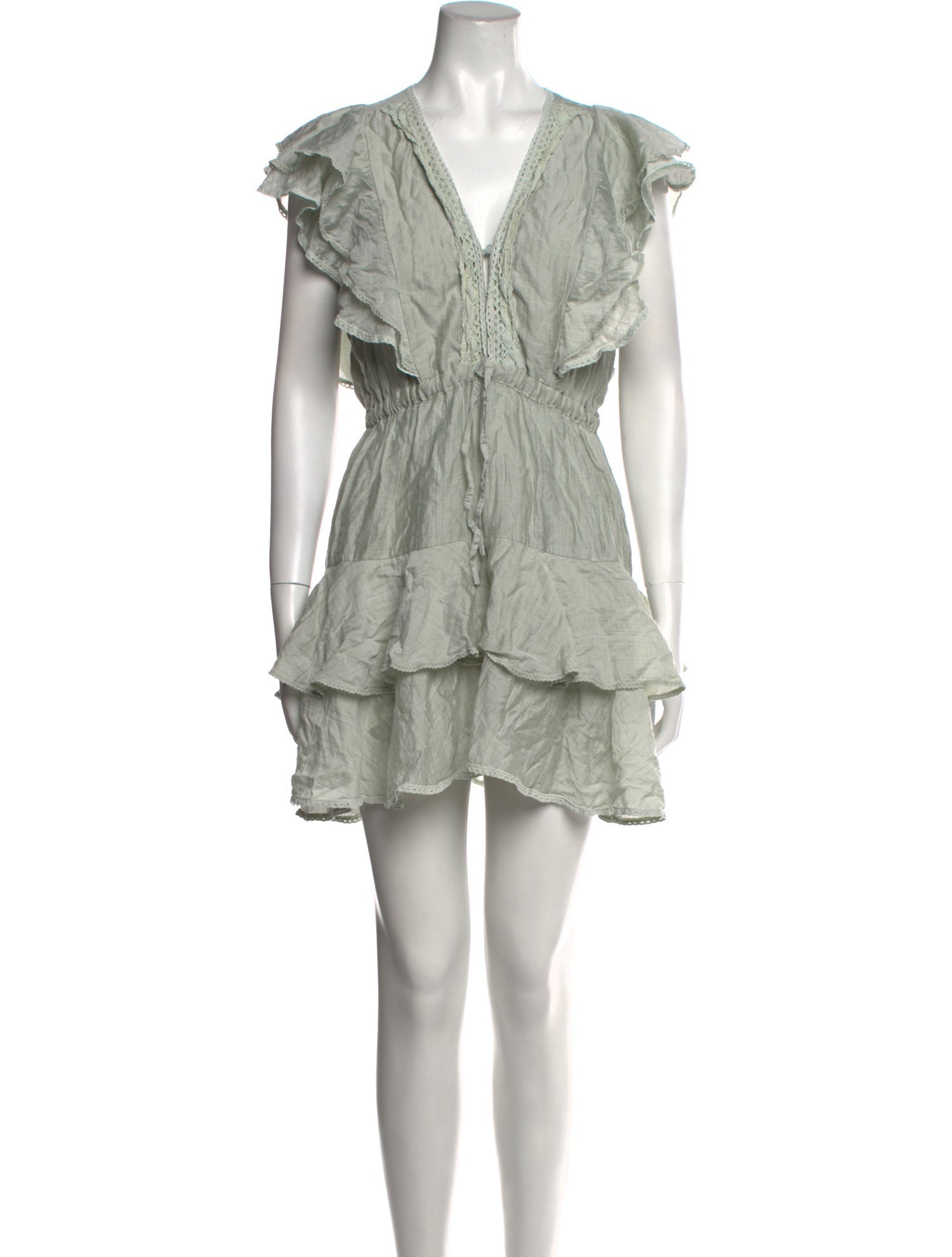 Sabina Musayev V-Neck Mini Dress