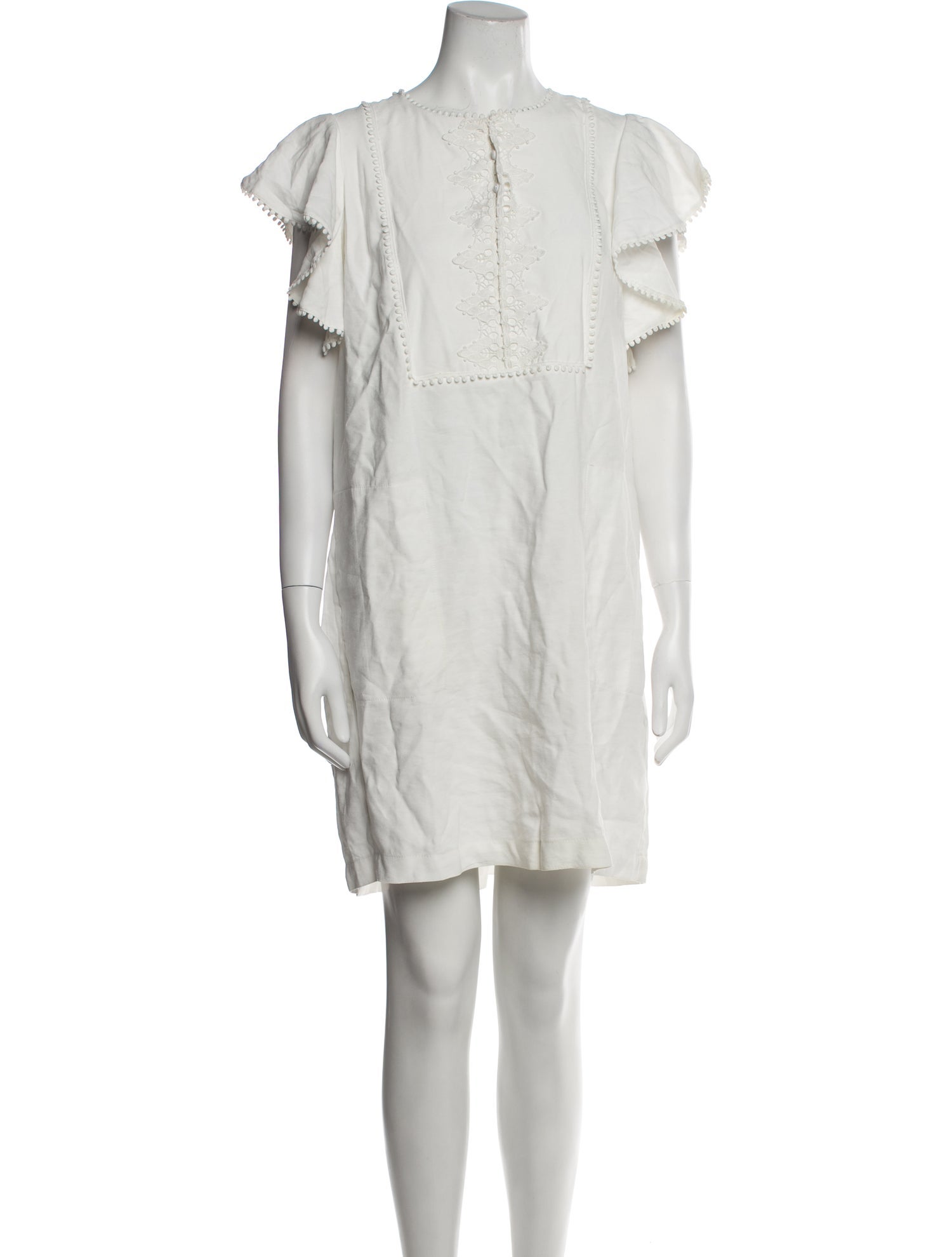 Sabina Musayev Linen Mini Dress