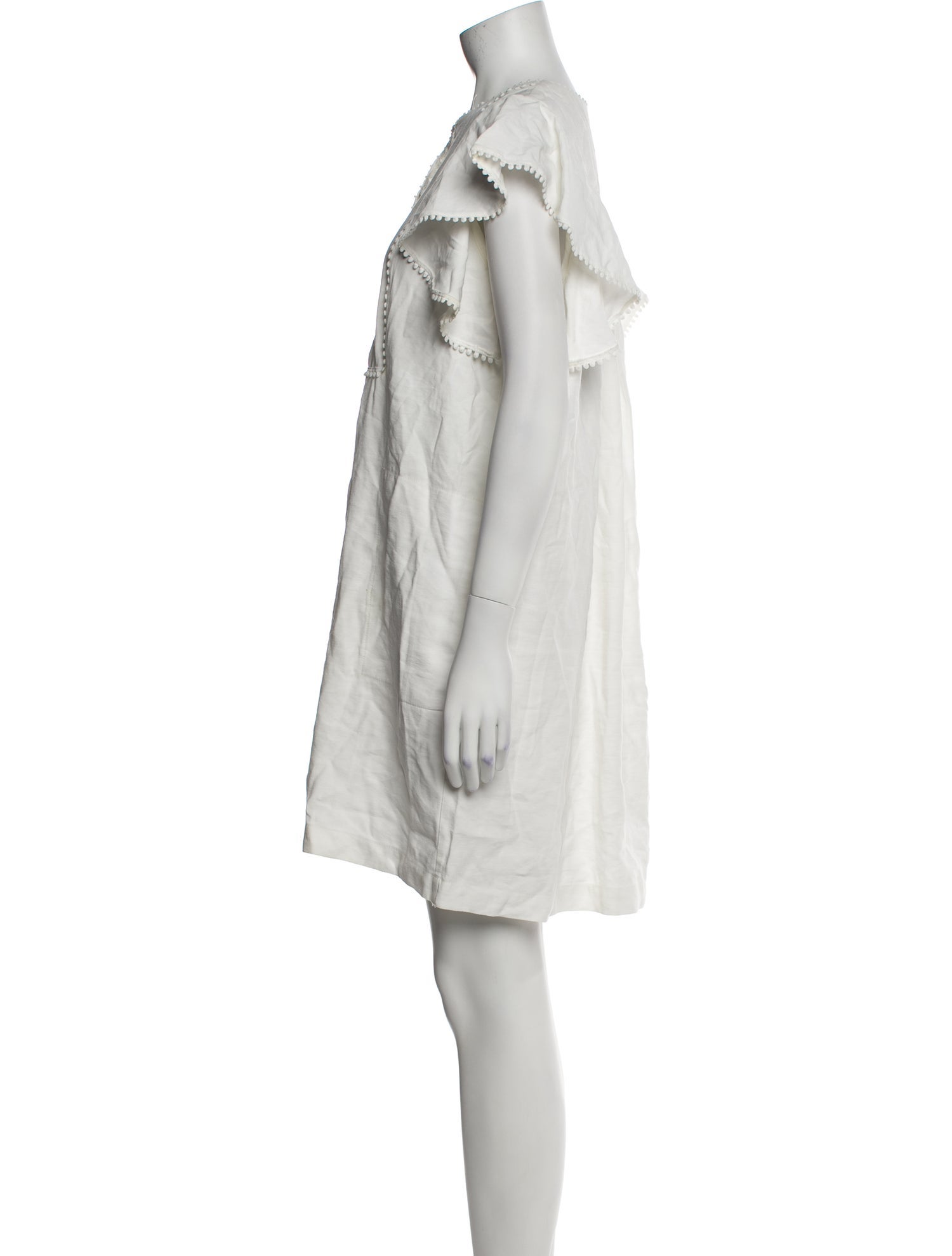 Sabina Musayev Linen Mini Dress