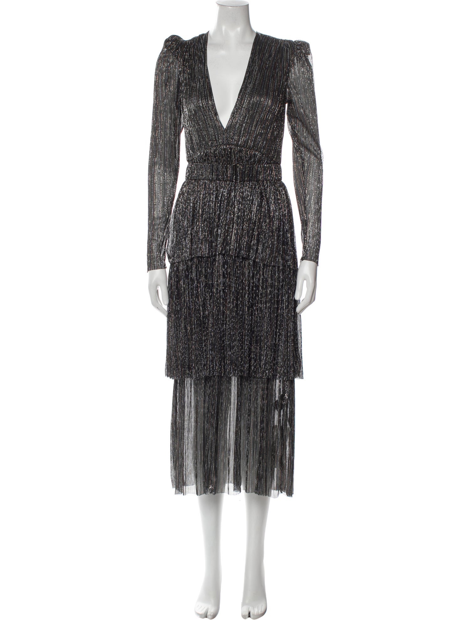 Sabina Musayev Printed Long Dress