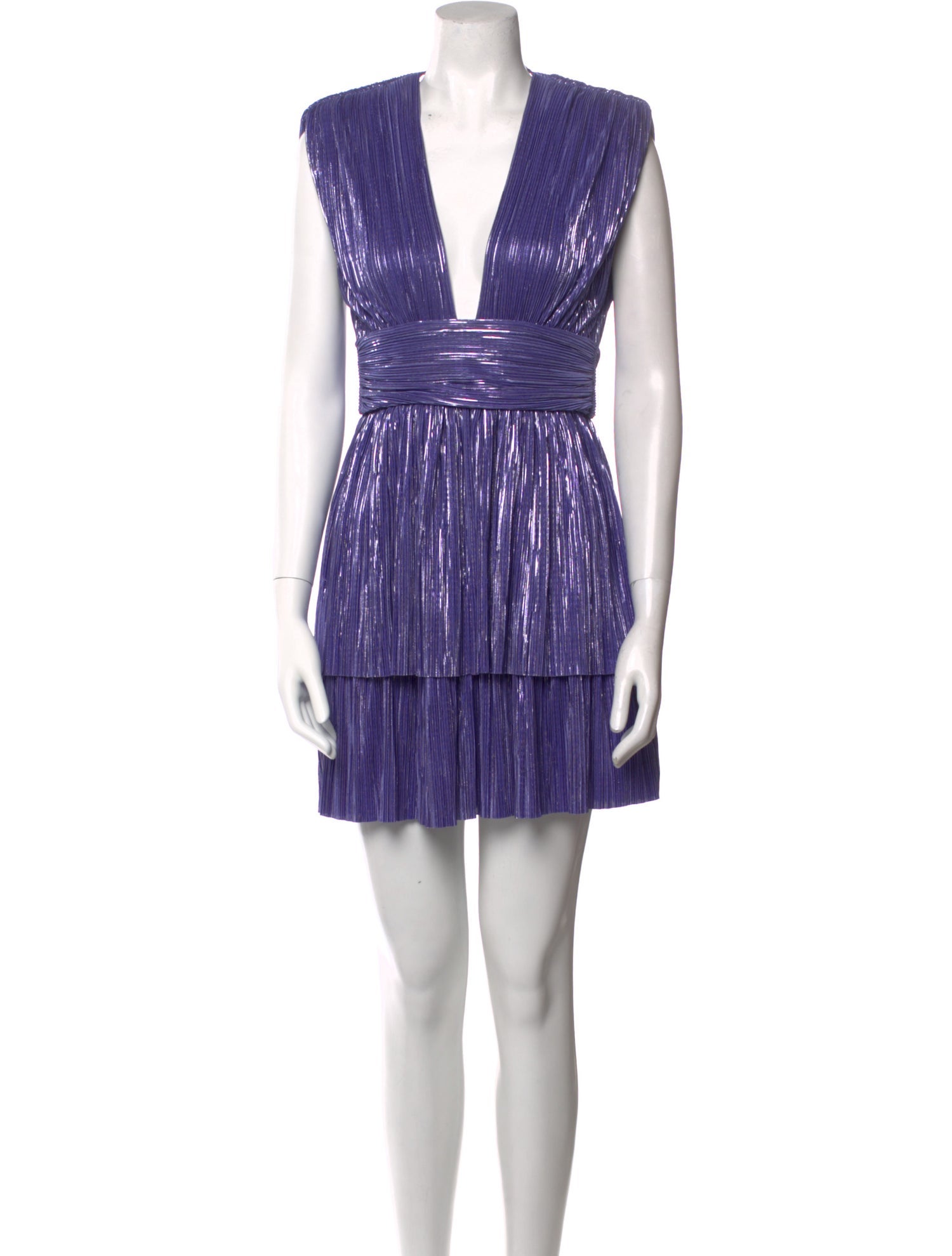 Sabina Musayev V-Neck Mini Dress