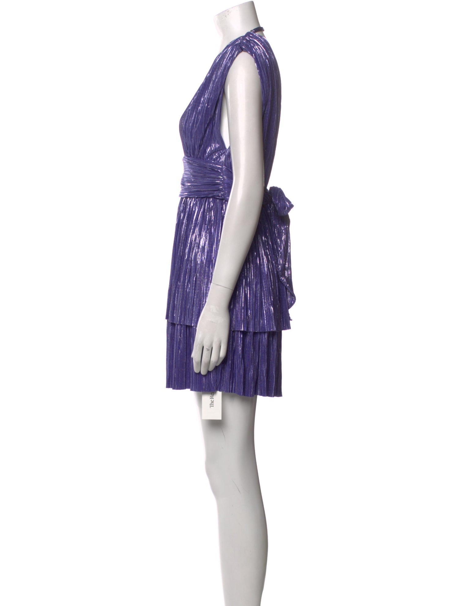 Sabina Musayev V-Neck Mini Dress