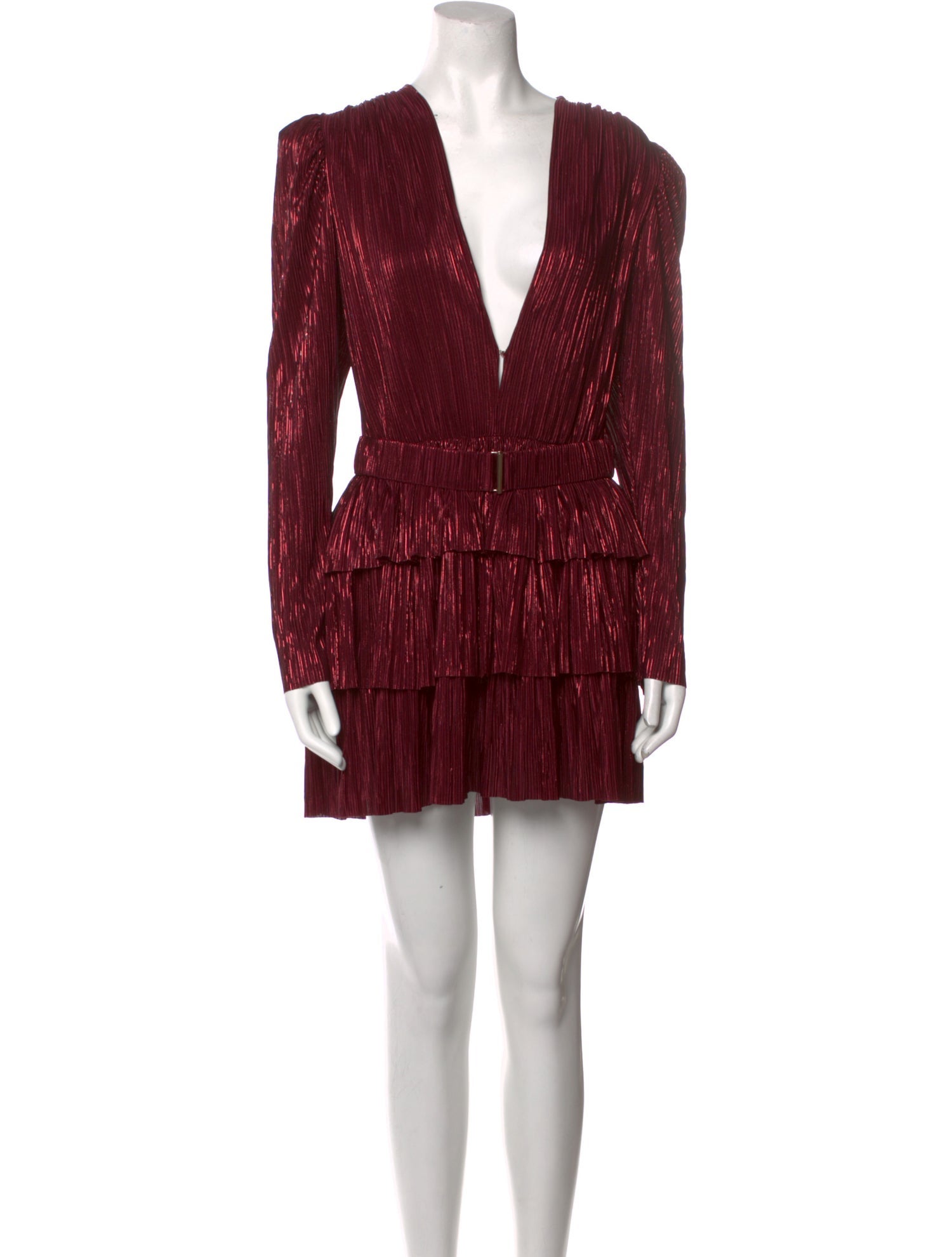 Sabina Musayev V-Neck Mini Dress