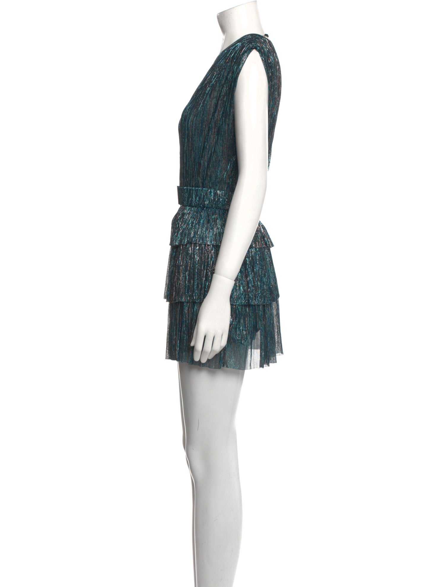 Sabina Musayev V-Neck Mini Dress