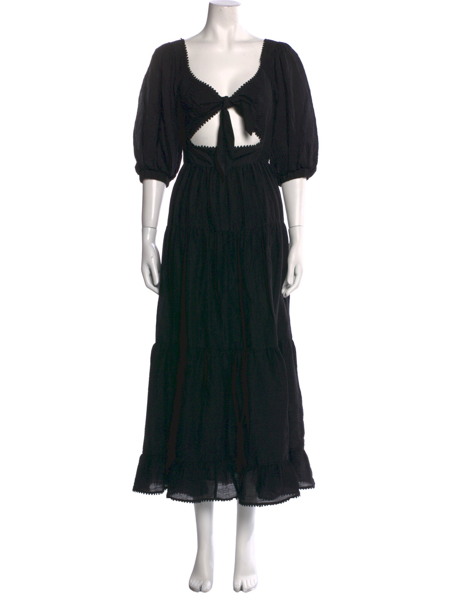 Sabina Musayev Plunge Neckline Long Dress w/ Tags