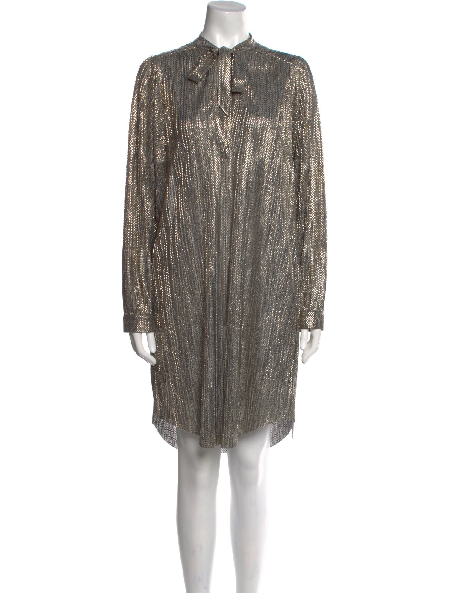 Sabina Musayev Mock Neck Mini Dress