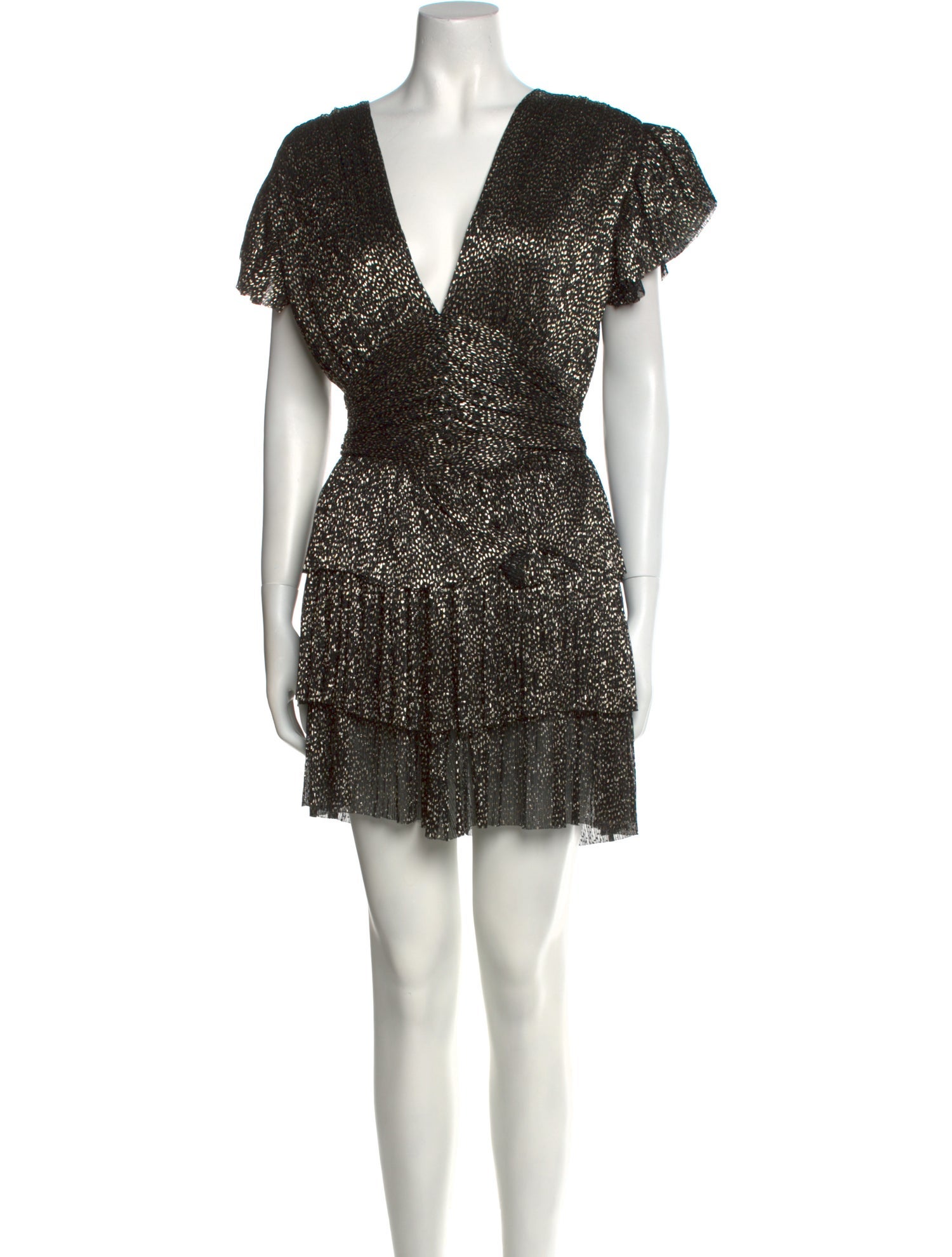 Sabina Musayev Printed Mini Dress