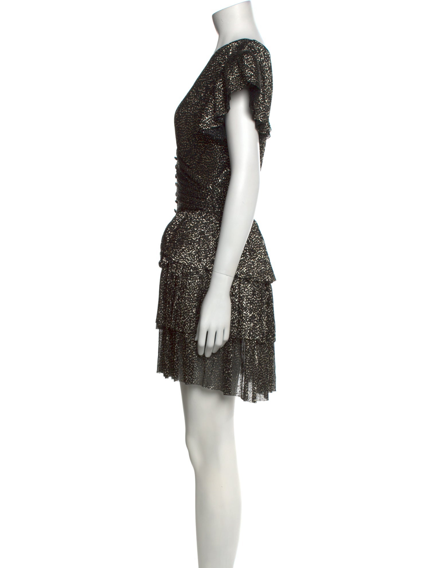 Sabina Musayev Printed Mini Dress