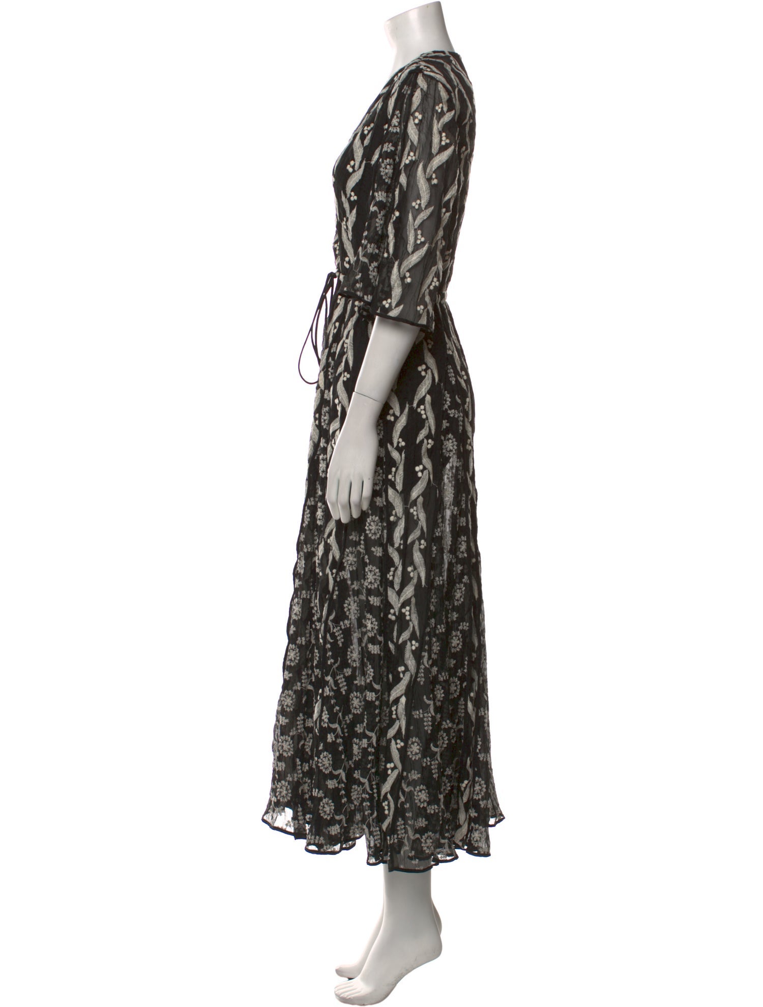 Sabina Musayev Printed Long Dress w/ Tags