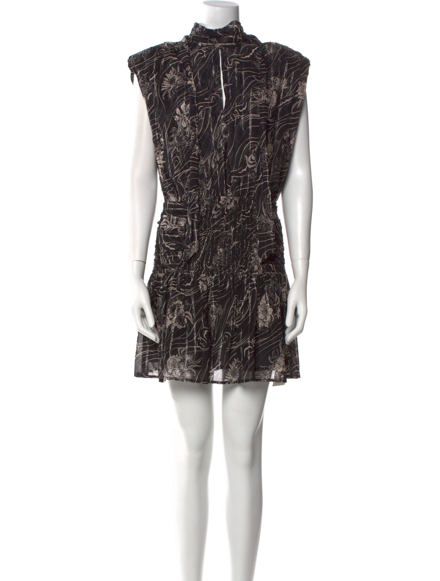Sabina Musayev Paisley Print Mini Dress