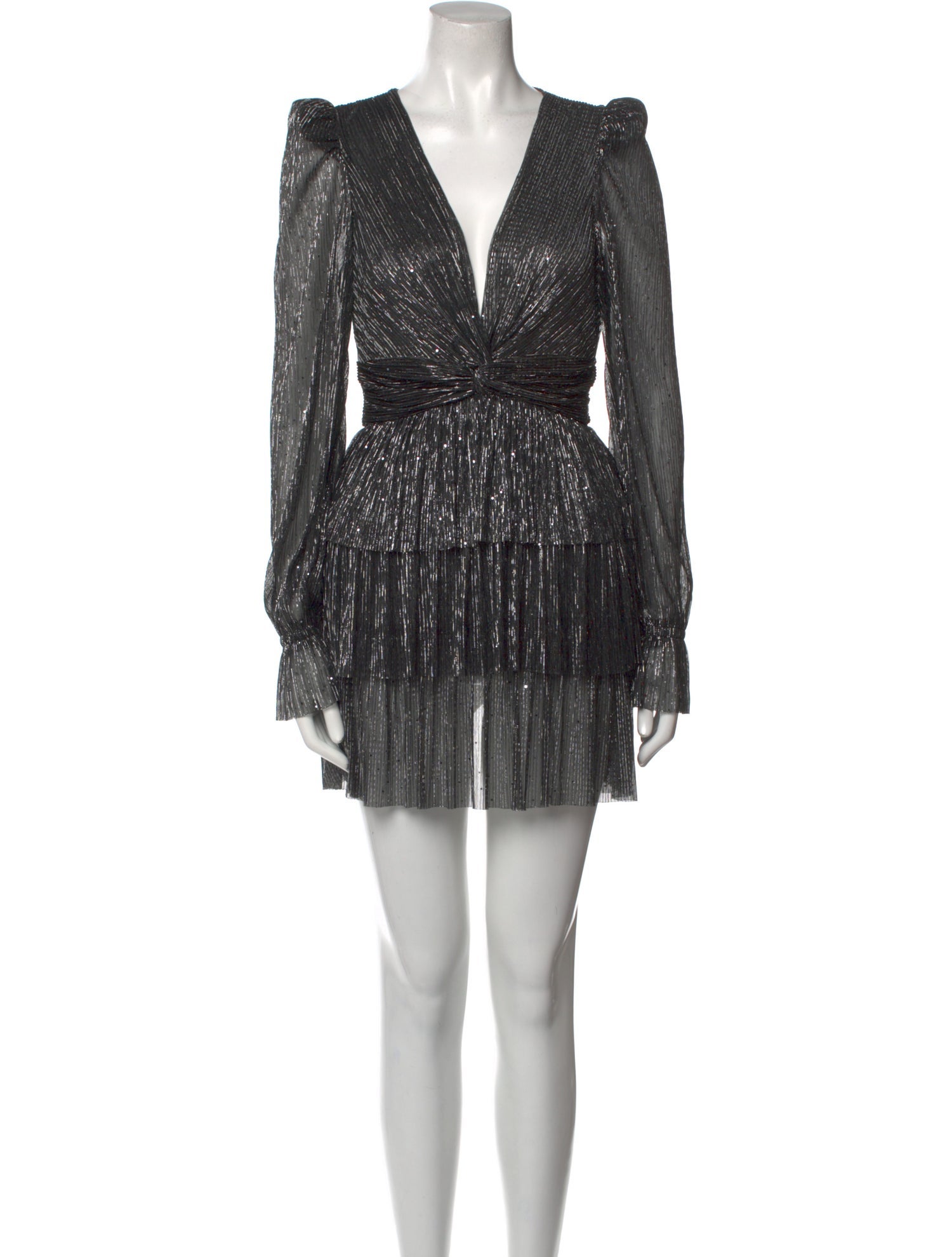 Sabina Musayev Striped Mini Dress