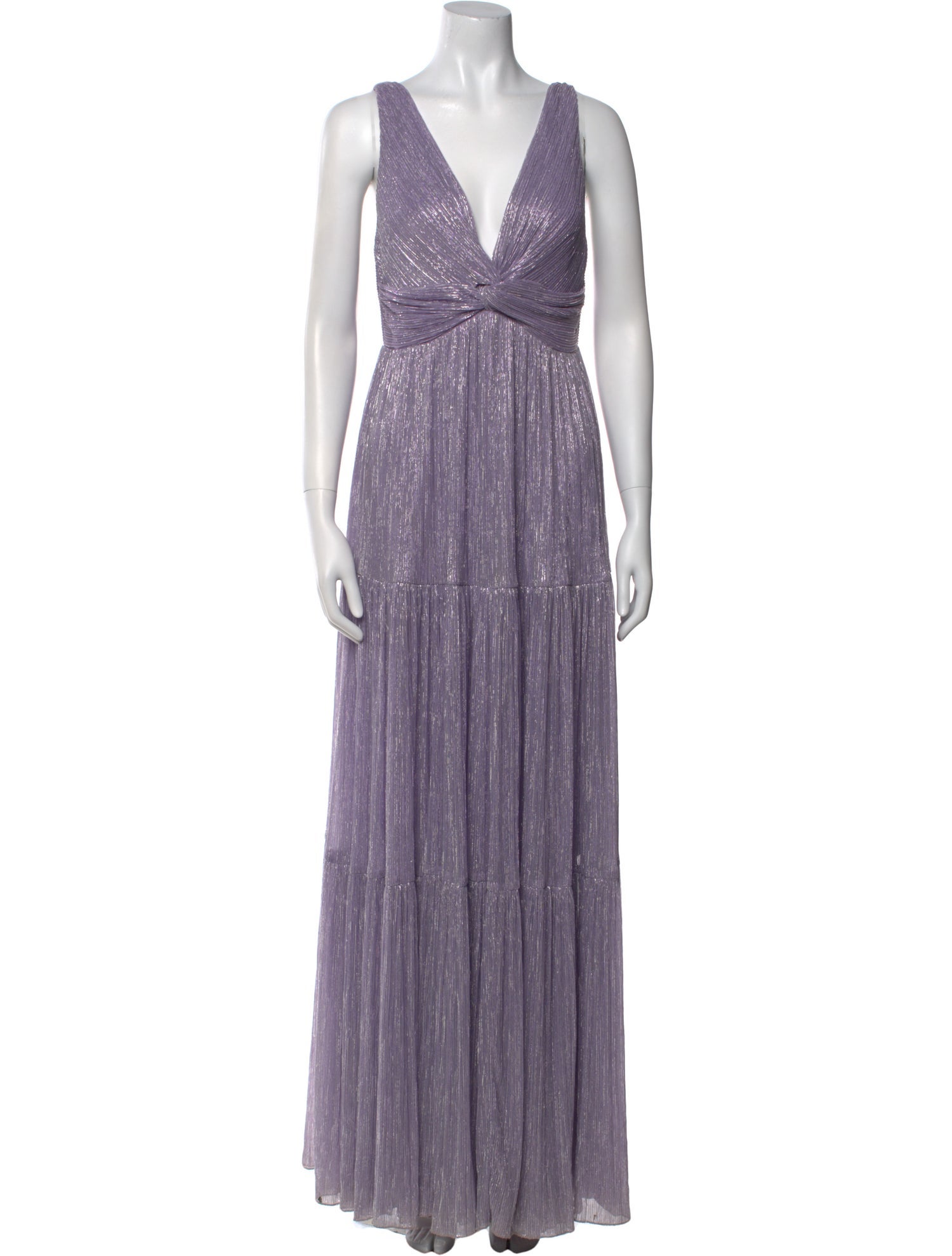 Sabina Musayev V-Neck Long Dress