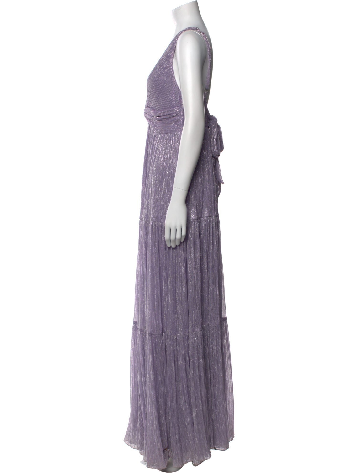 Sabina Musayev V-Neck Long Dress