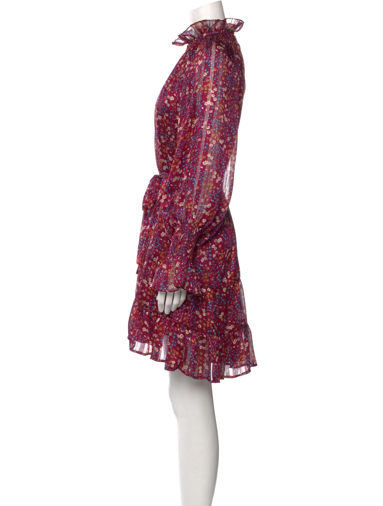 Sabina Musayev Floral Print Mini Dress